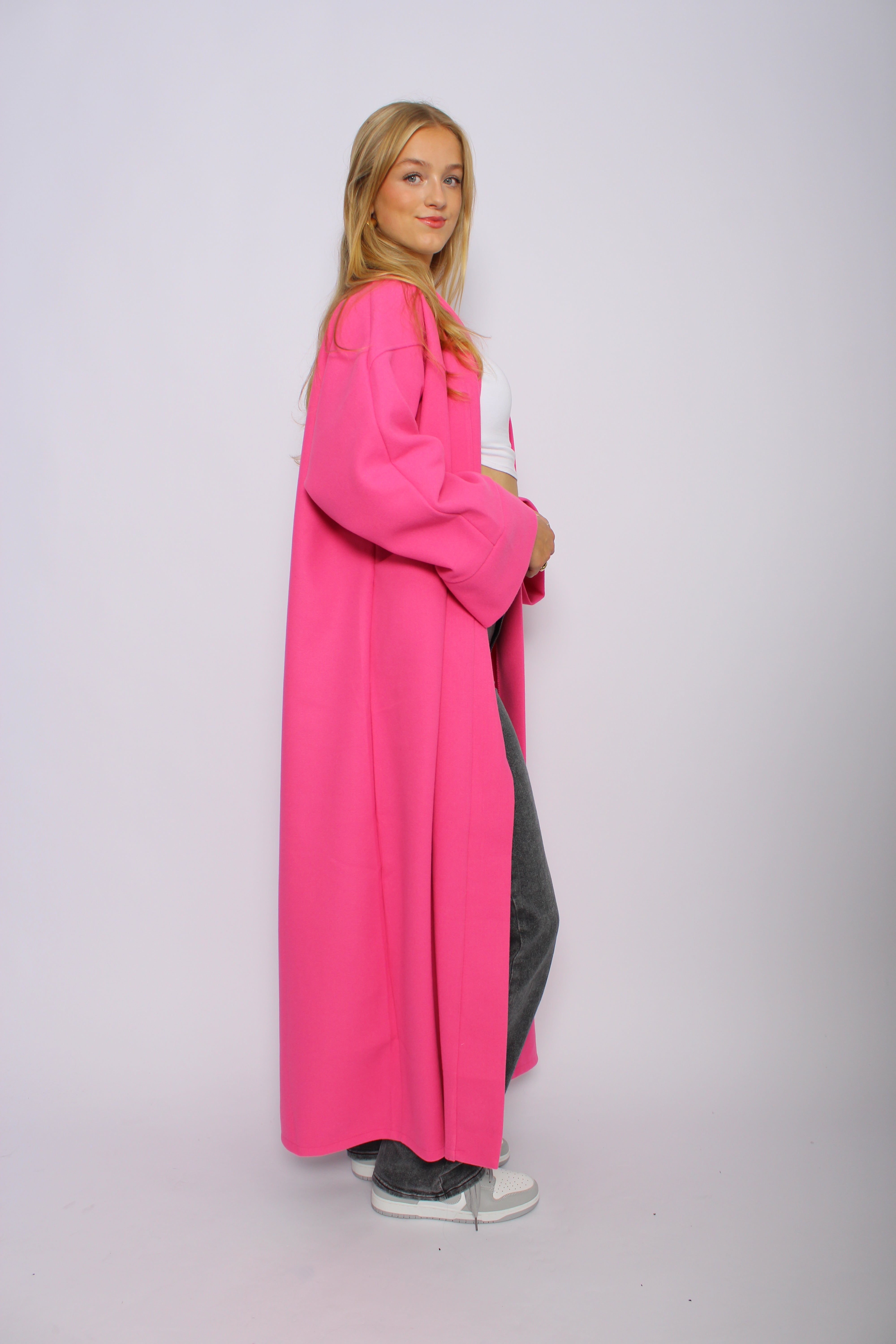 ''TALL'' NYLA KIMONO - PINK