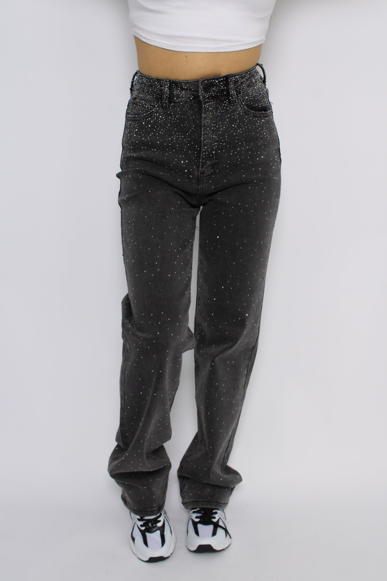 STRAIGHT LEG JEANS 327 - DARK GREY