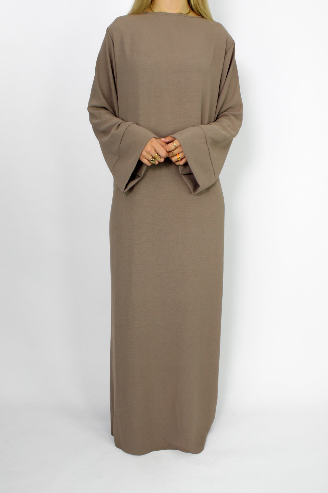 ''TALL'' MERVE DRESS - TAUPE