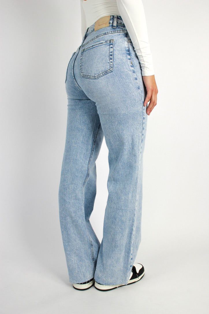 “TALL'' WIDE LEG JEANS 3636 - LIGHT DENIM