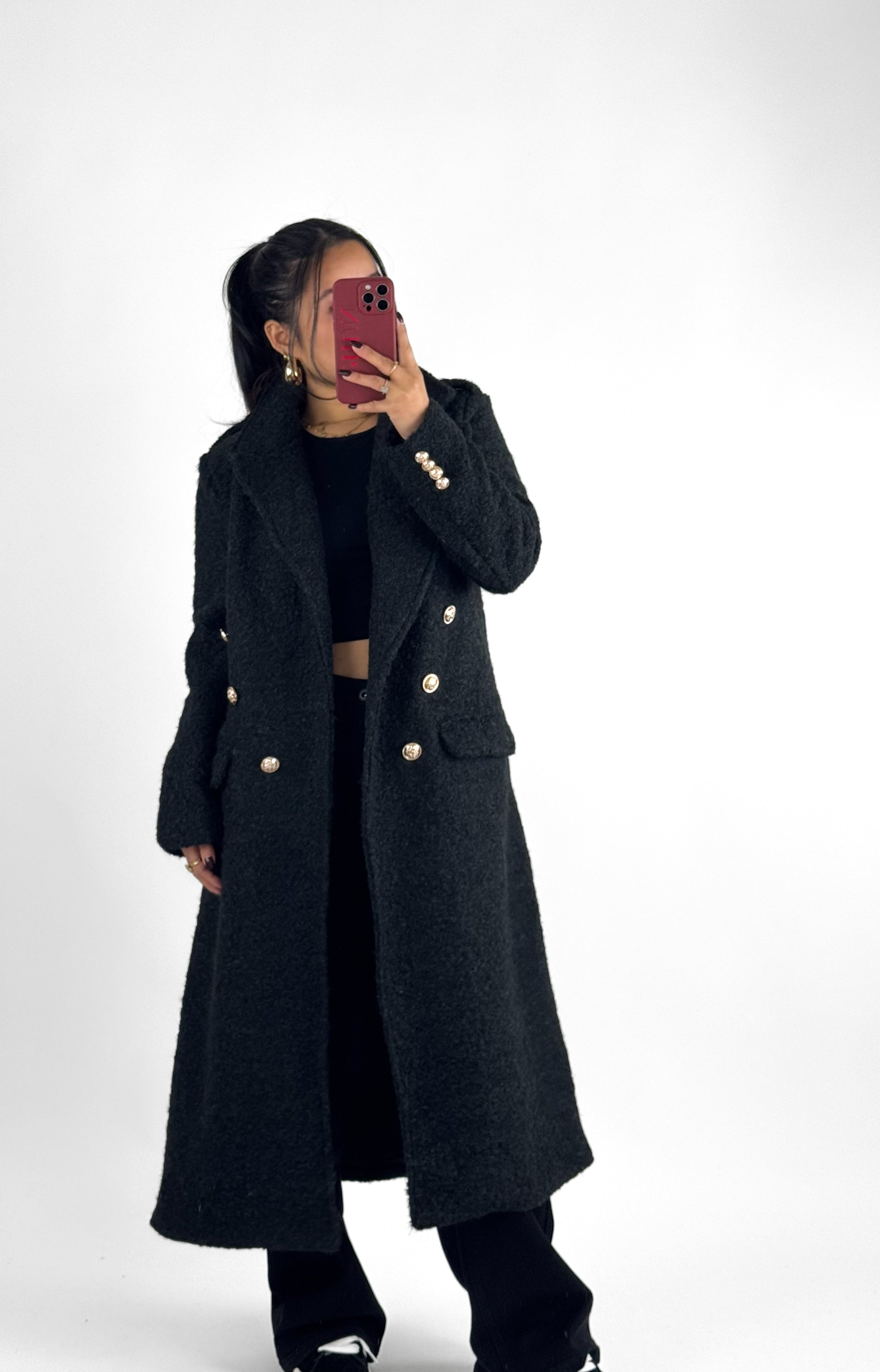 JANE TRENCHCOAT - BLACK