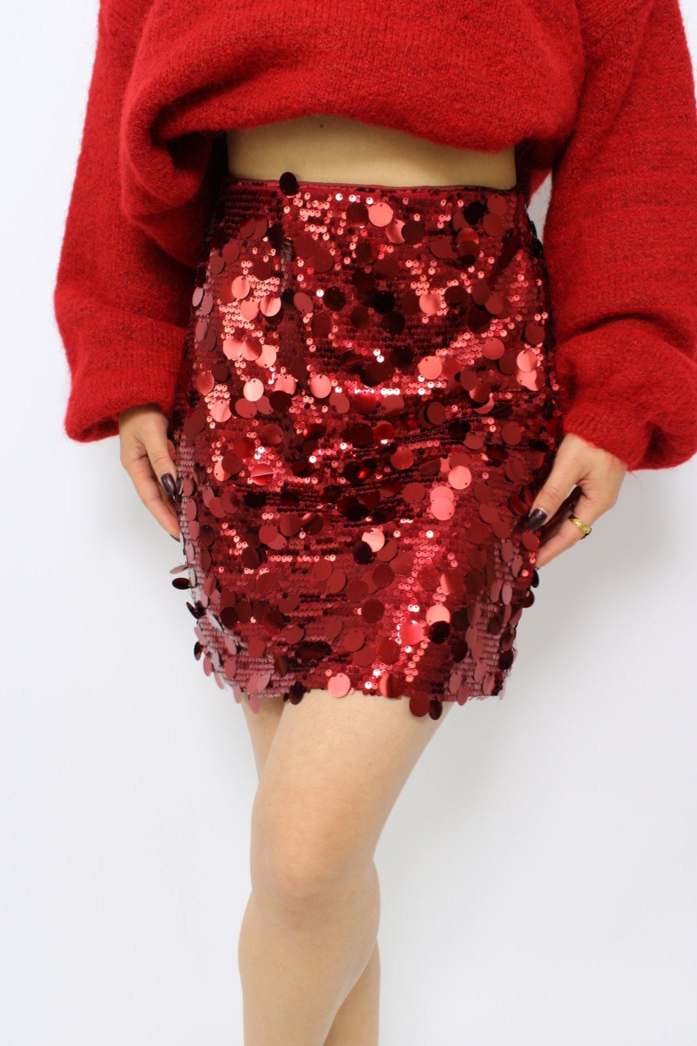 KATY SKIRT - BORDEAUX