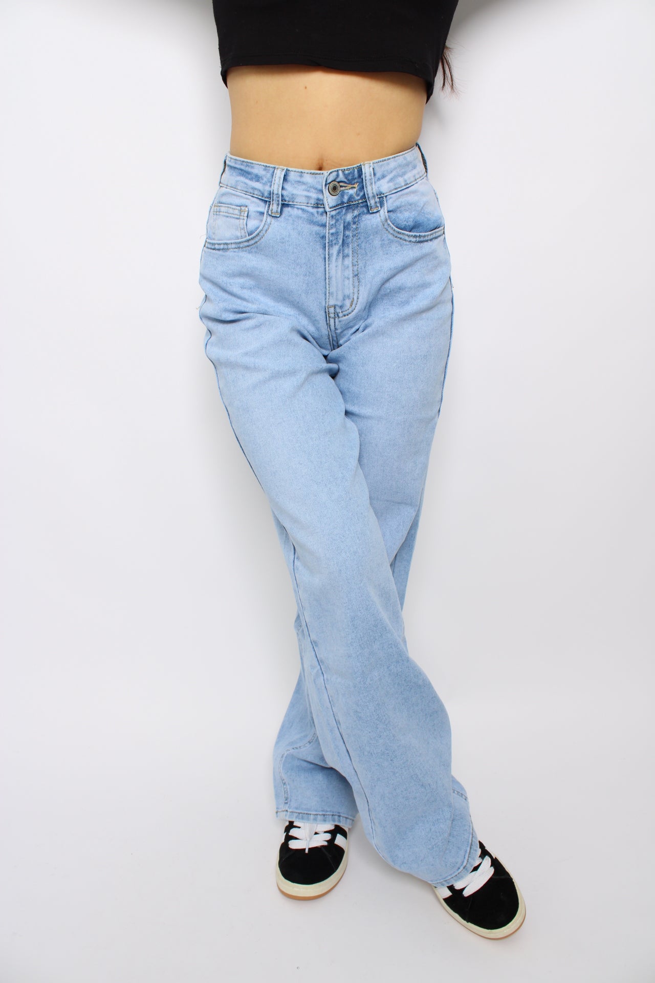 MID WAIST JEANS 9023 - DENIM