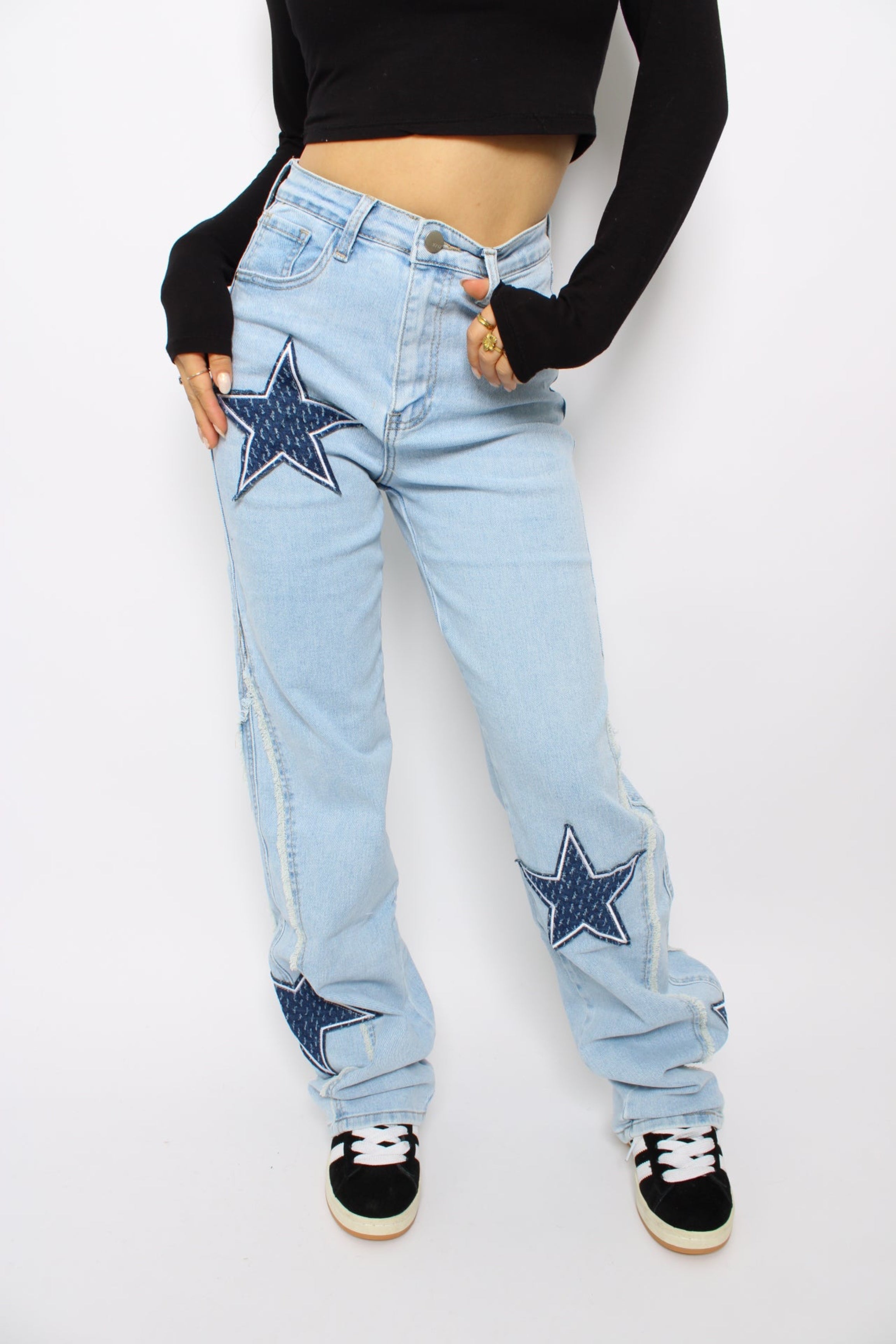 FALLING STARS JEANS - DENIM