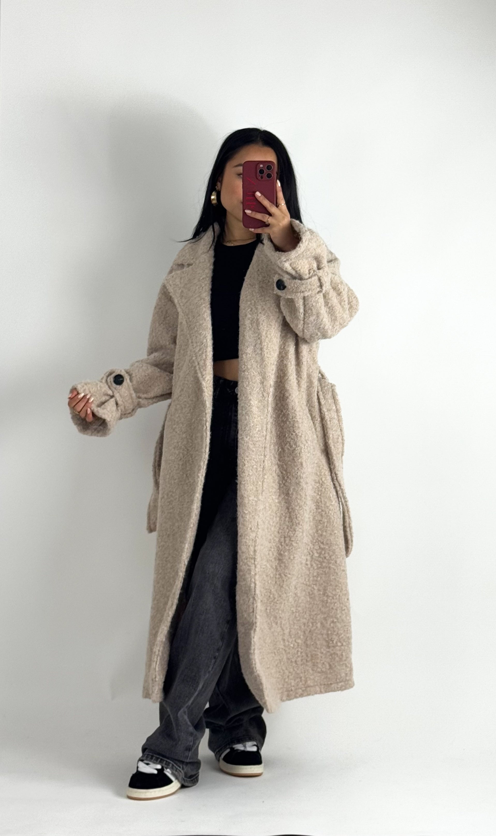 TEDDY TRENCHCOAT - BEIGE