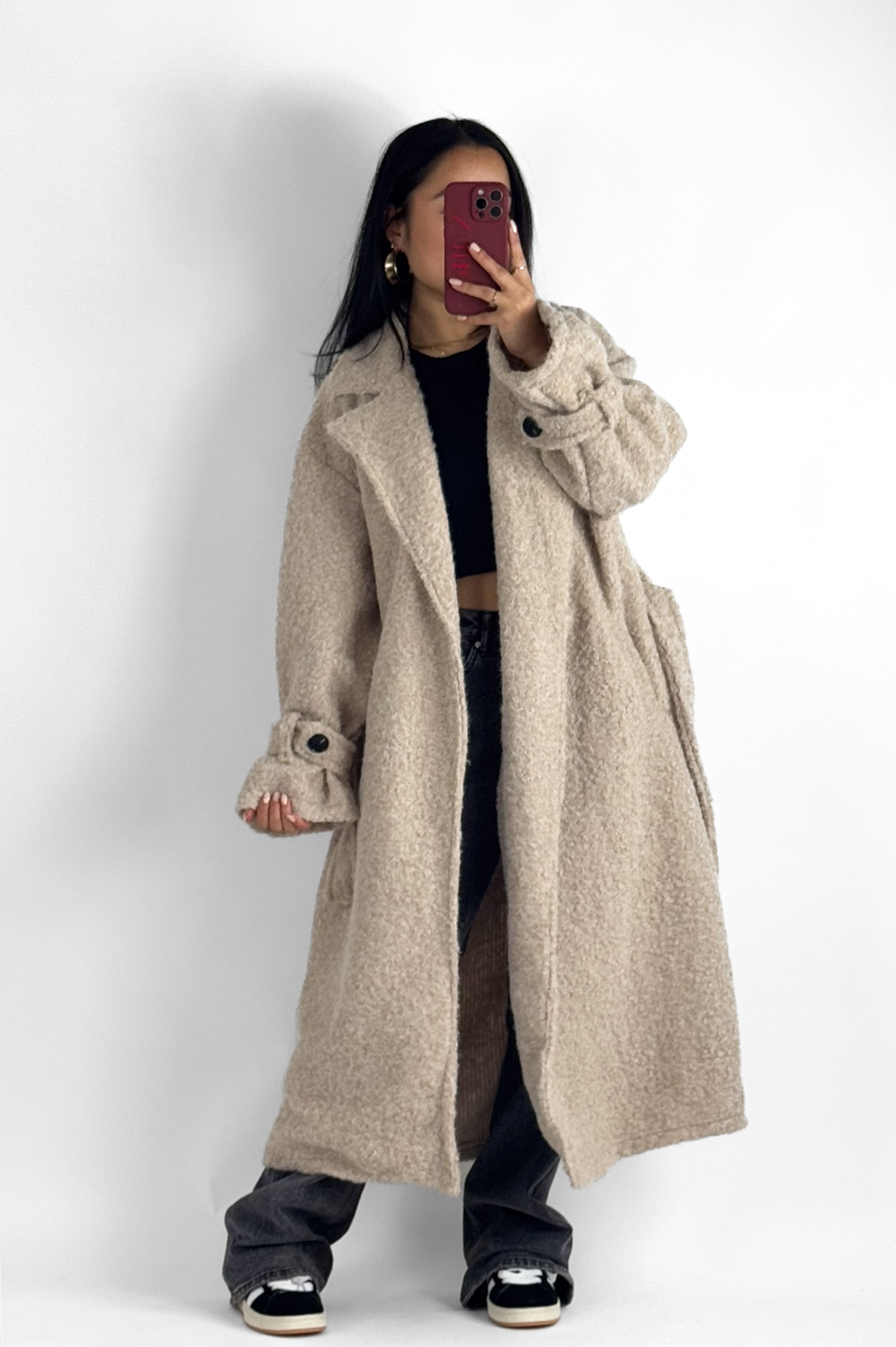 TEDDY TRENCHCOAT - BEIGE