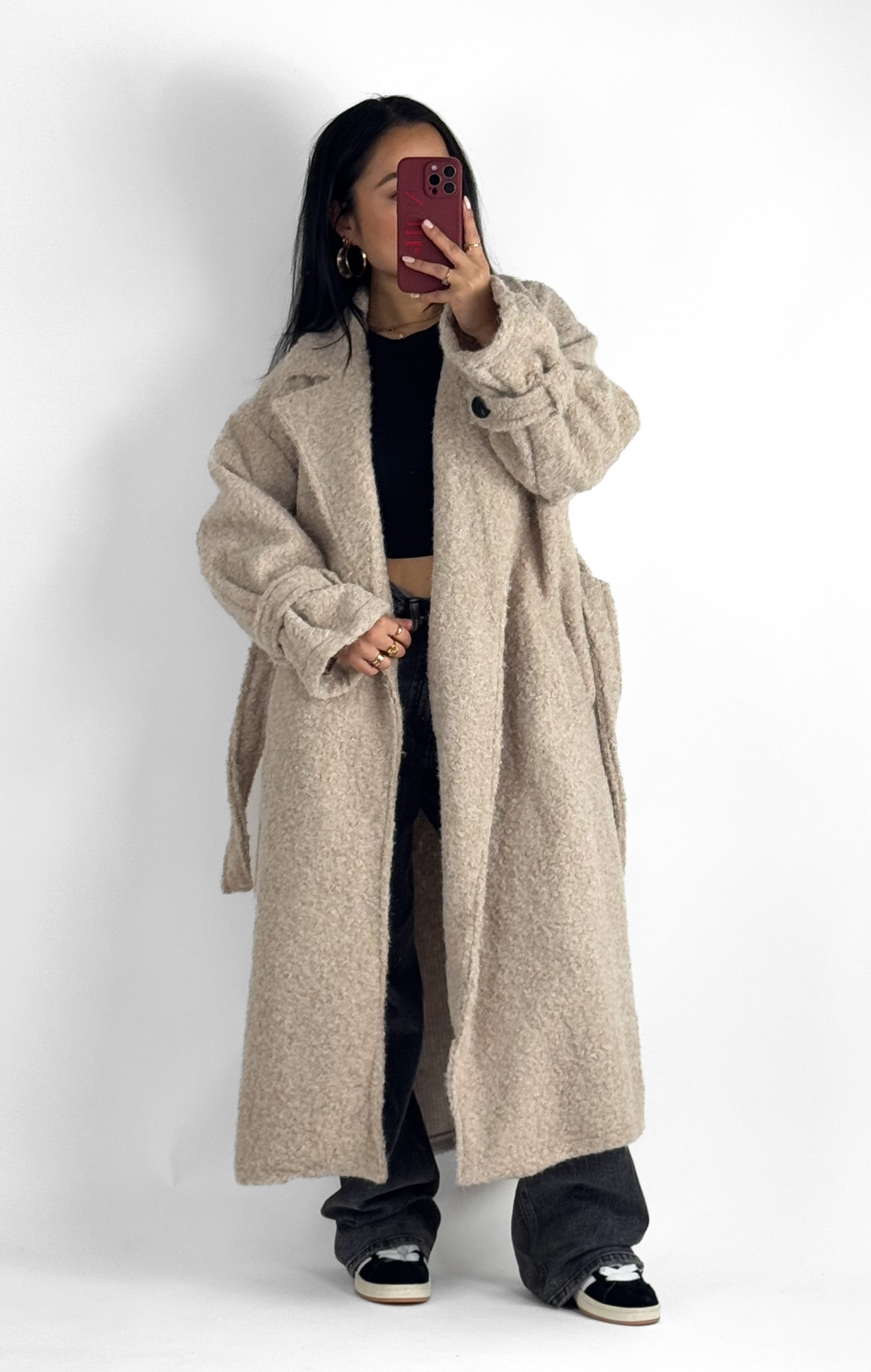 TEDDY TRENCHCOAT - BEIGE