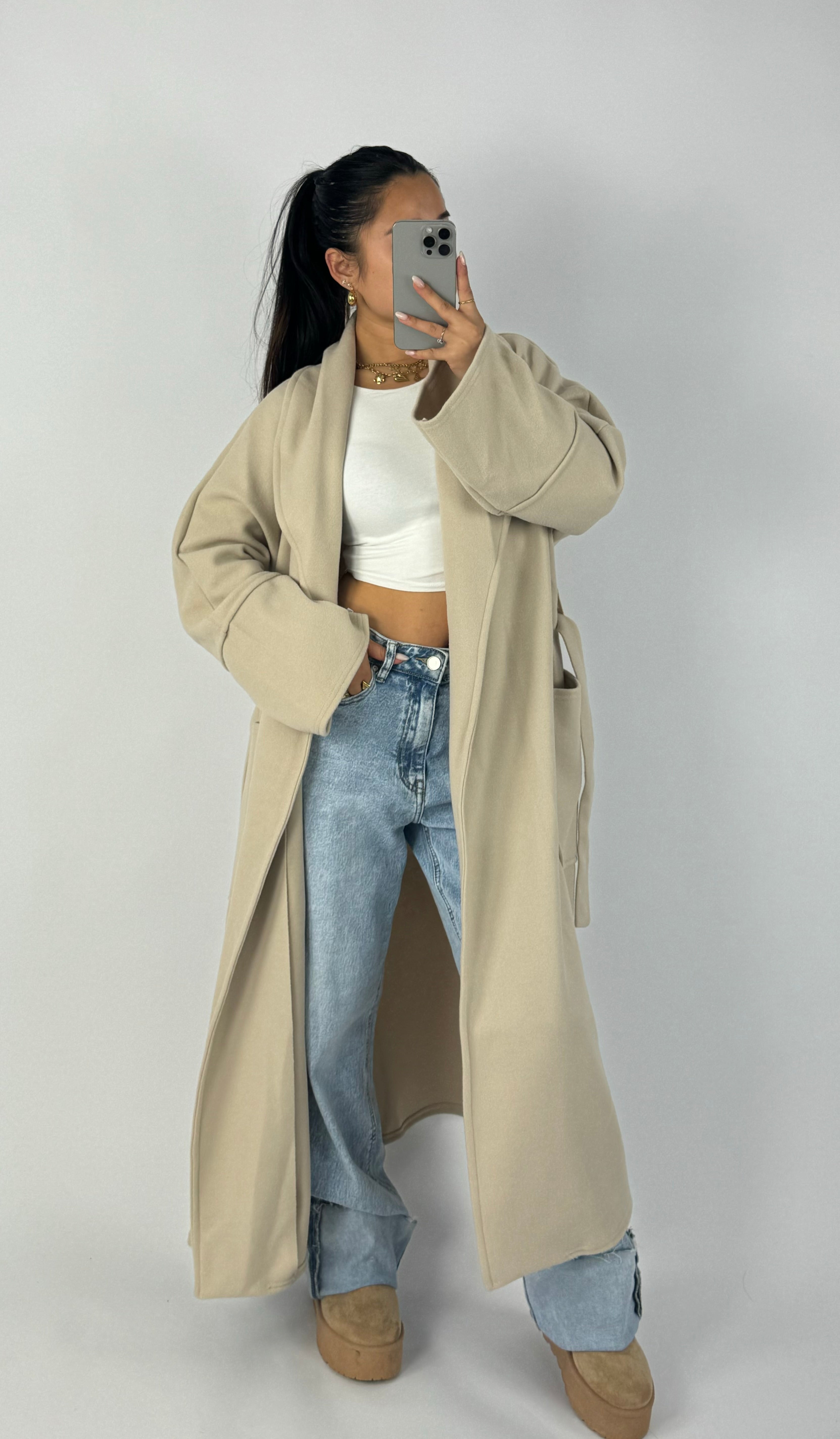 AYLIN COAT - BEIGE