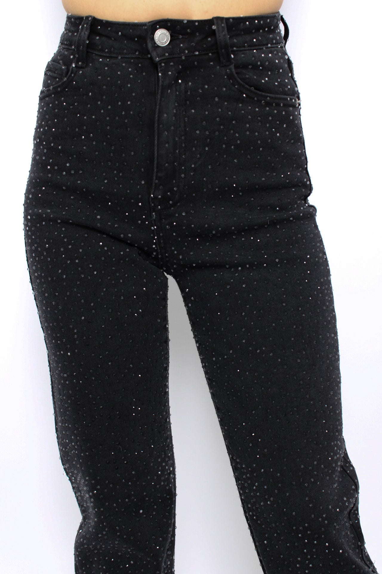 STRAIGHT LEG JEANS 6006 - BLACK