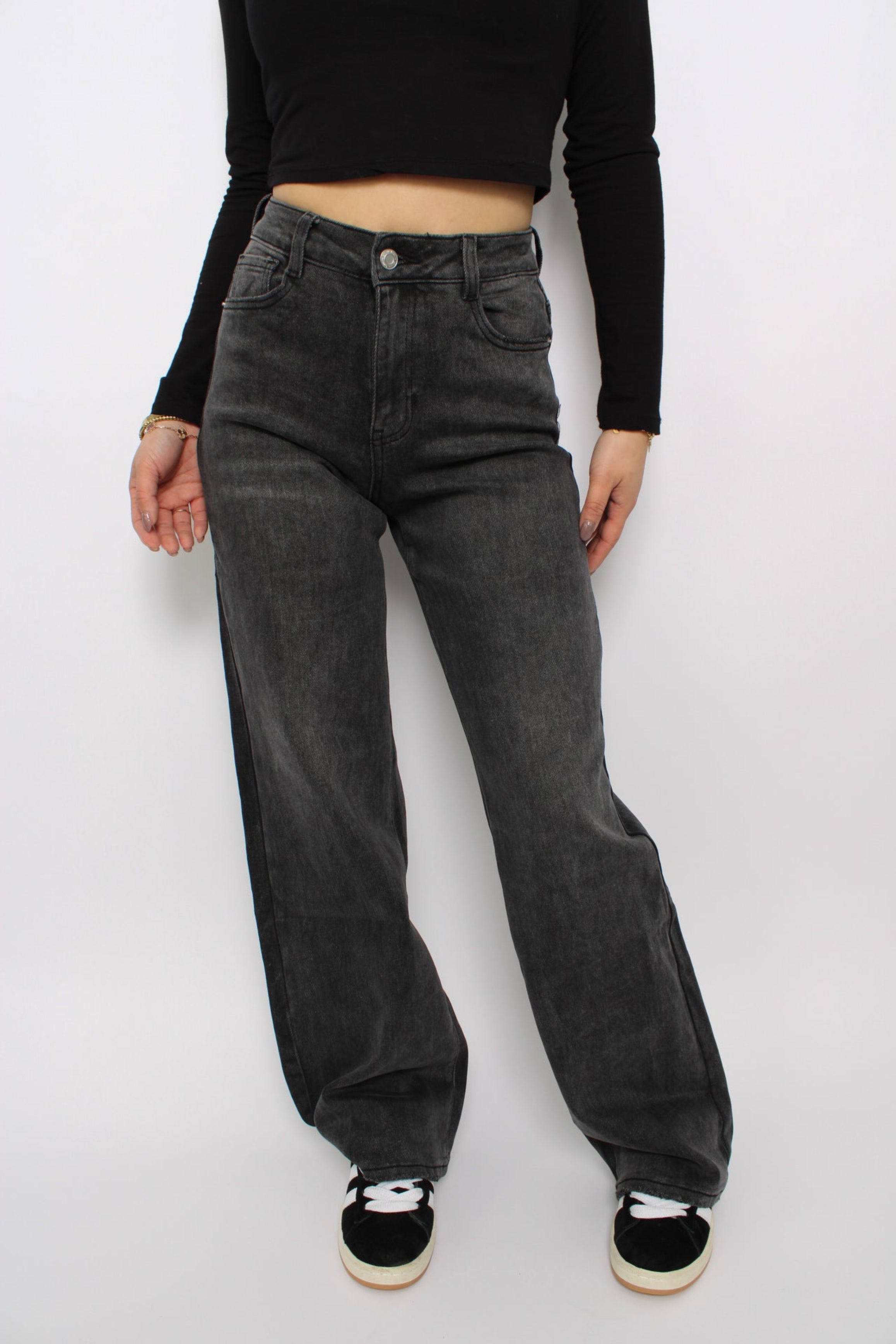 DAD FIT JEANS 265 - DARK GREY