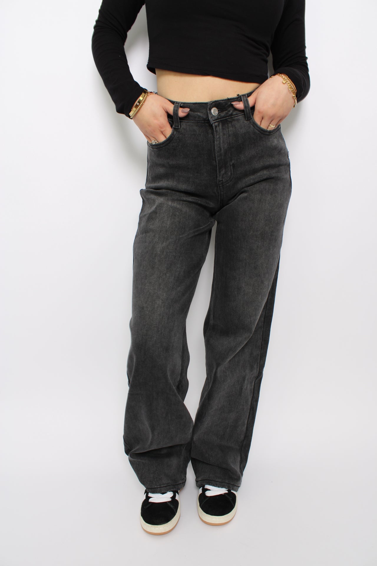 DAD FIT JEANS 265 - DARK GREY