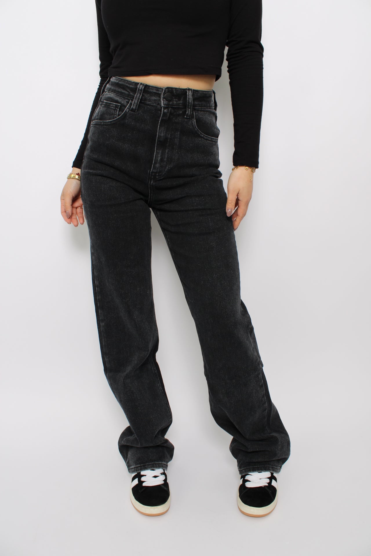 WIDE LEG JEANS 2692 - ANTHRACITE