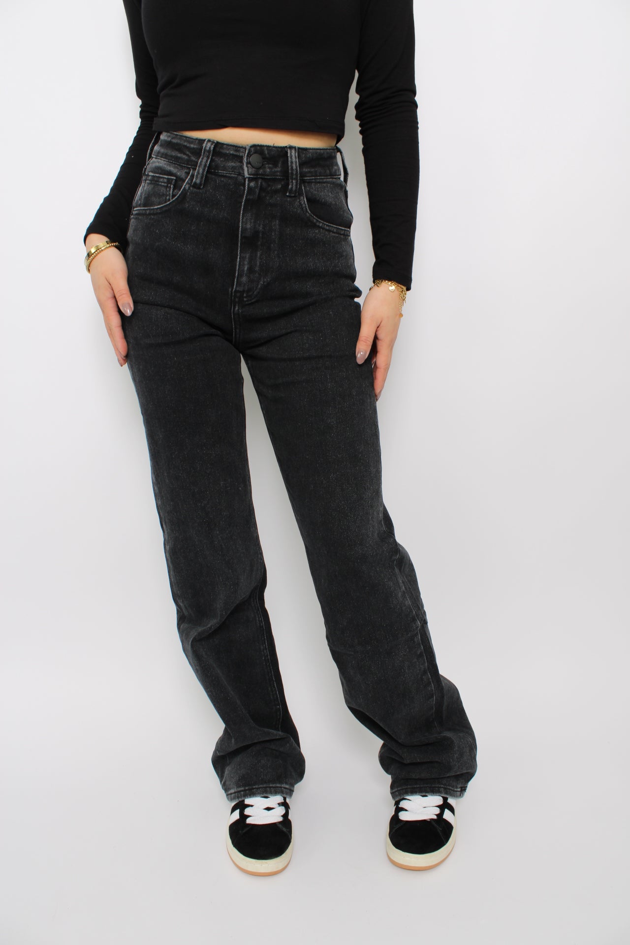 WIDE LEG JEANS 2692 - ANTHRACITE