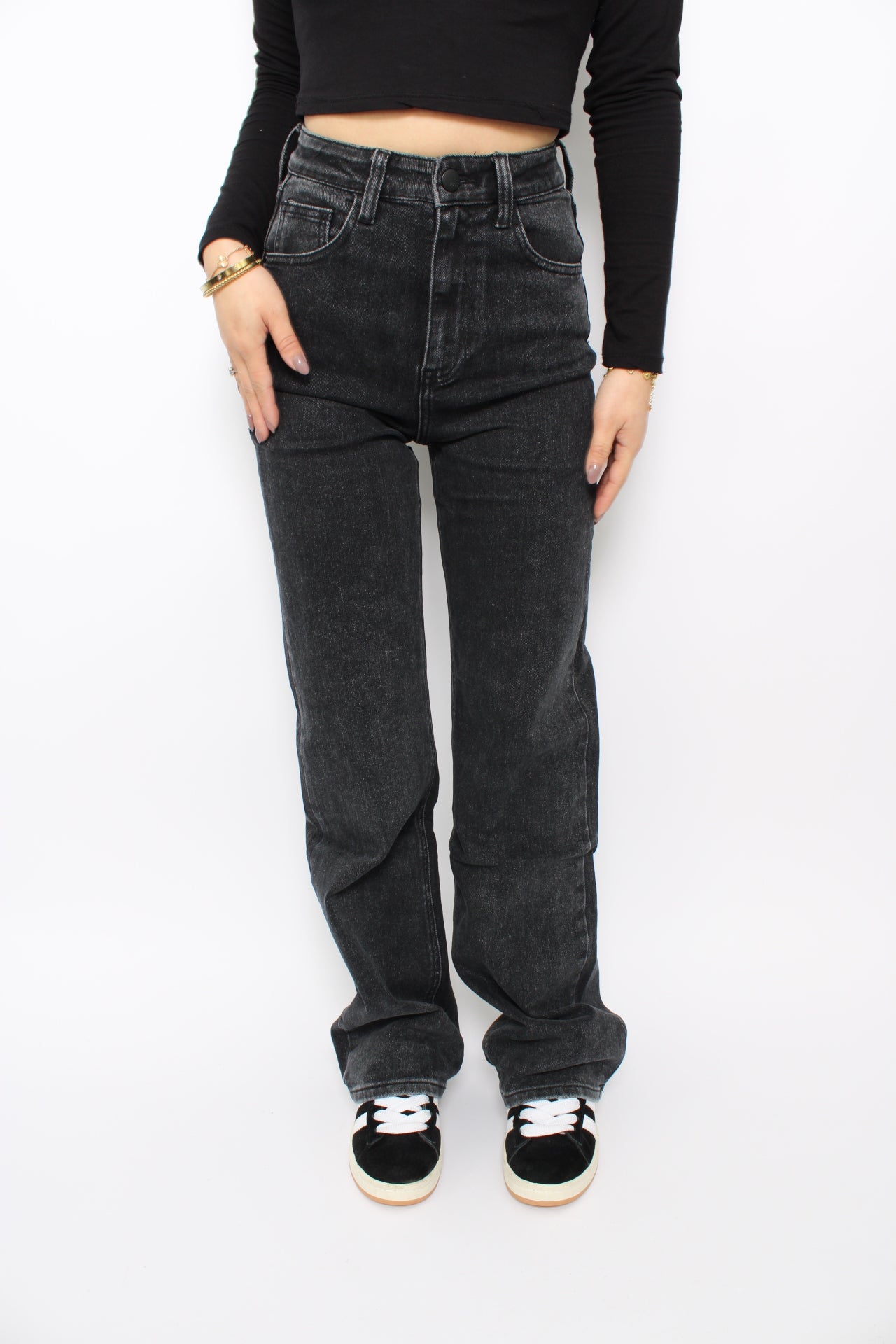 WIDE LEG JEANS 2692 - ANTHRACITE