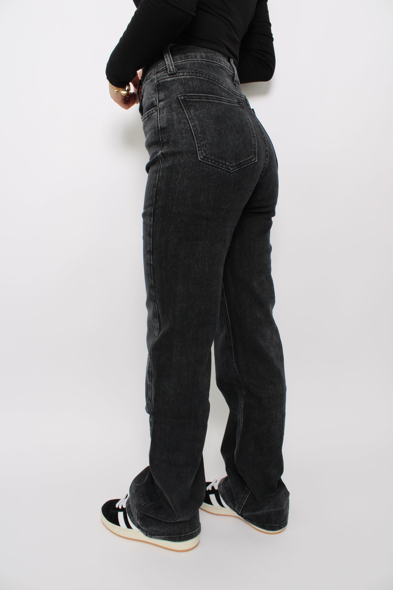 WIDE LEG JEANS 2692 - ANTHRACITE