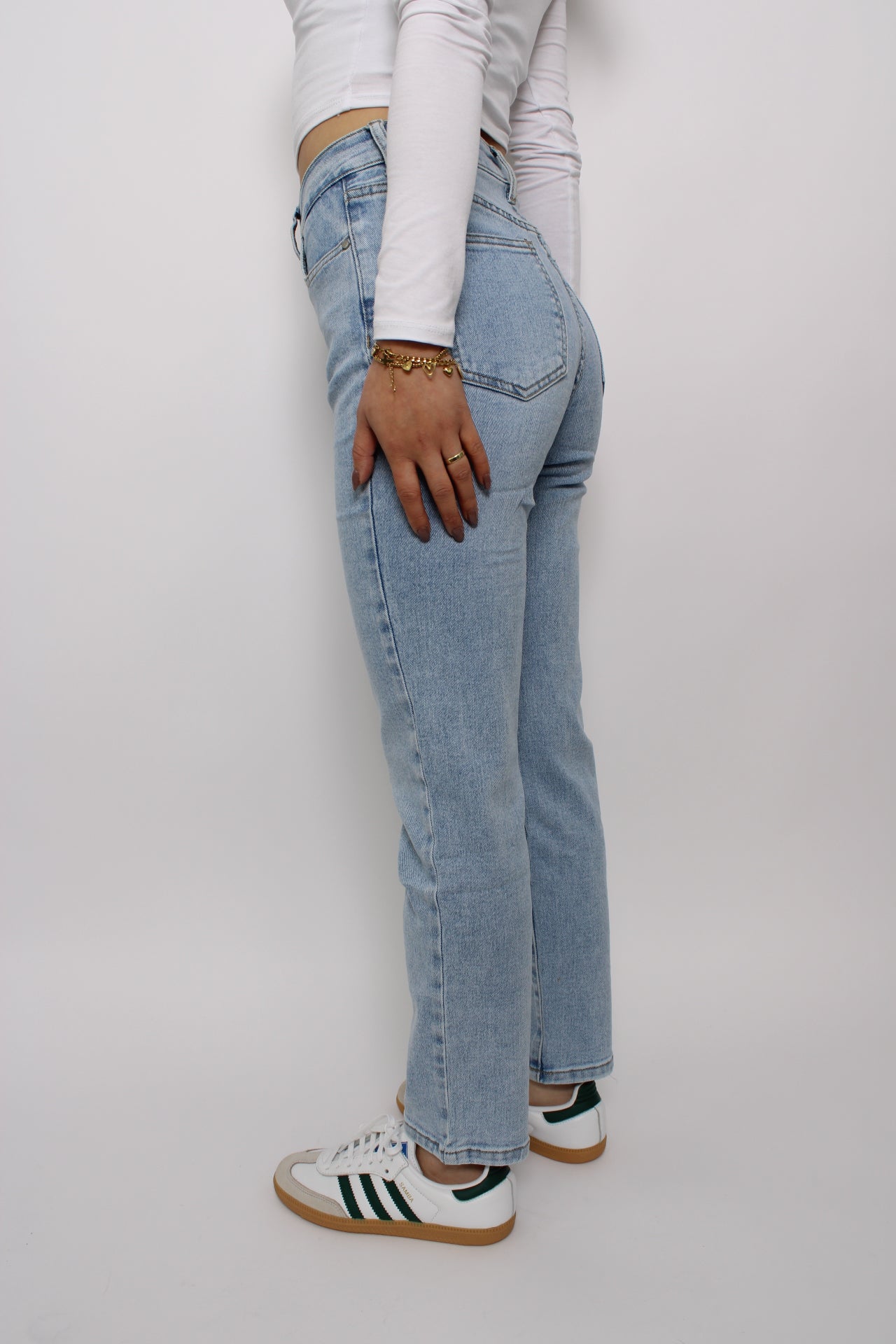 ''PETITE'' MOM JEANS 2739 - DENIM