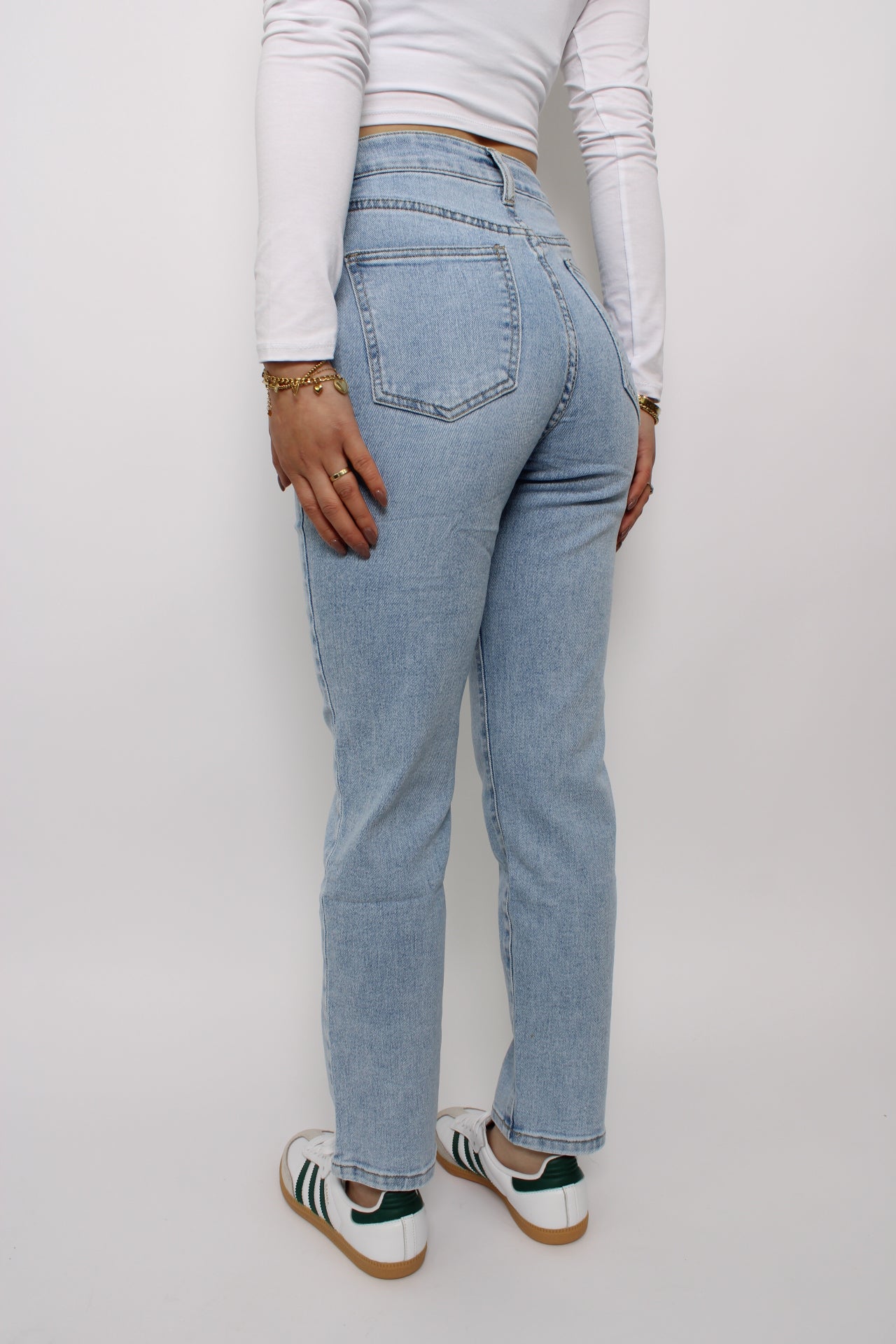 ''PETITE'' MOM JEANS 2739 - DENIM