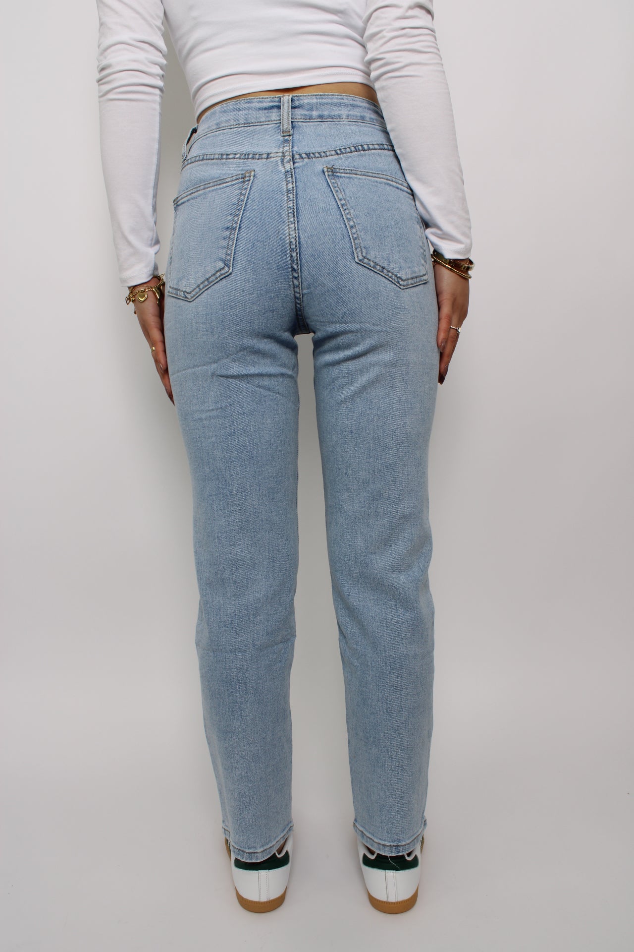 ''PETITE'' MOM JEANS 2739 - DENIM