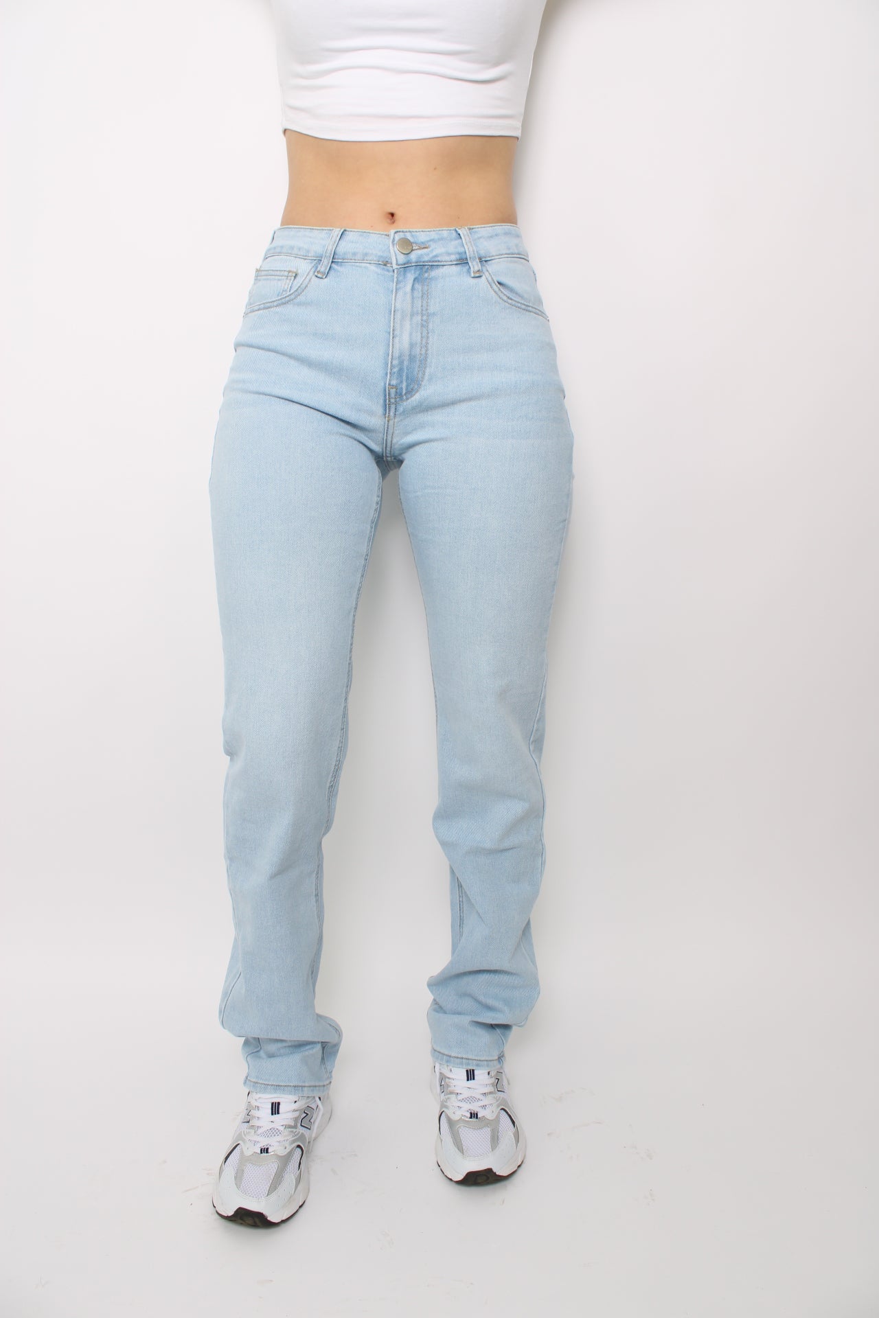 ''TALL'' MID WAIST STRAIGHT LEG JEANS 2833 - DENIM