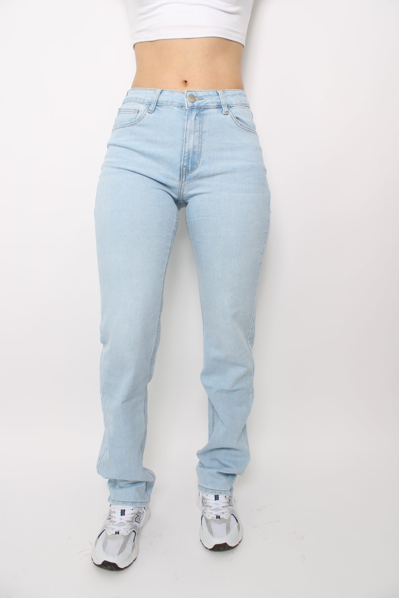 ''TALL'' MID WAIST STRAIGHT LEG JEANS 2833 - DENIM