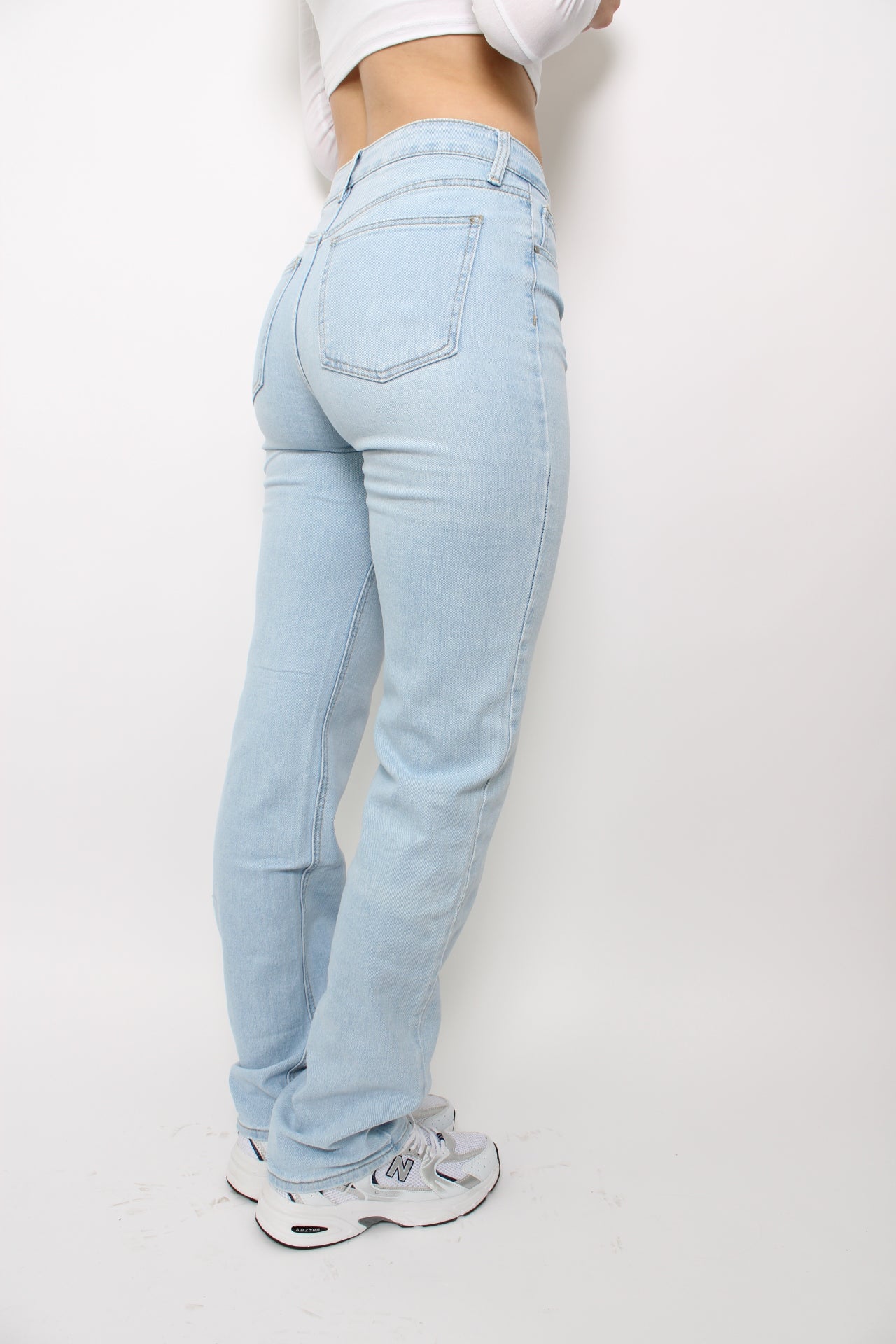 ''TALL'' MID WAIST STRAIGHT LEG JEANS 2833 - DENIM