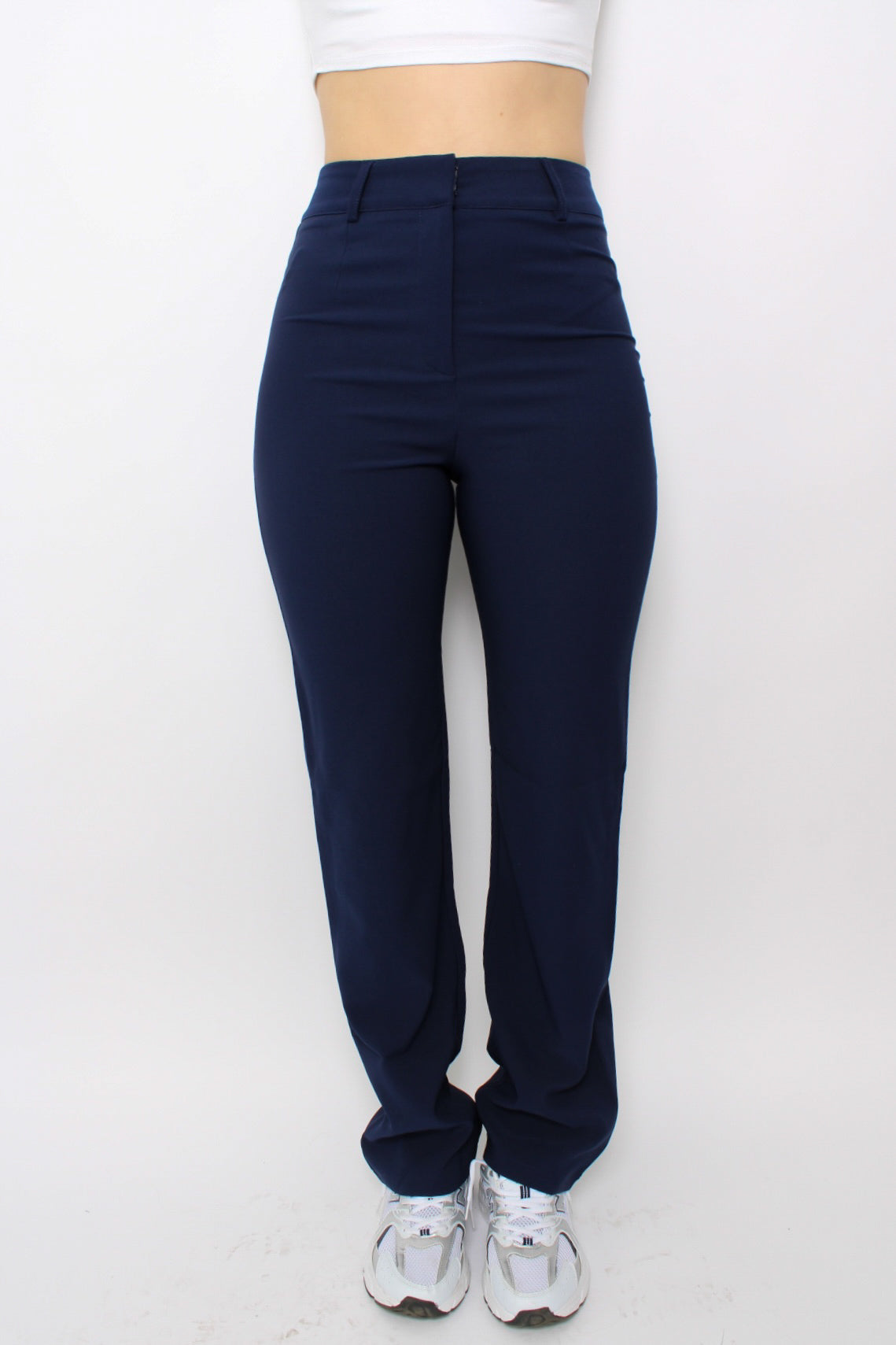 STRETCH PANTS -  NAVY