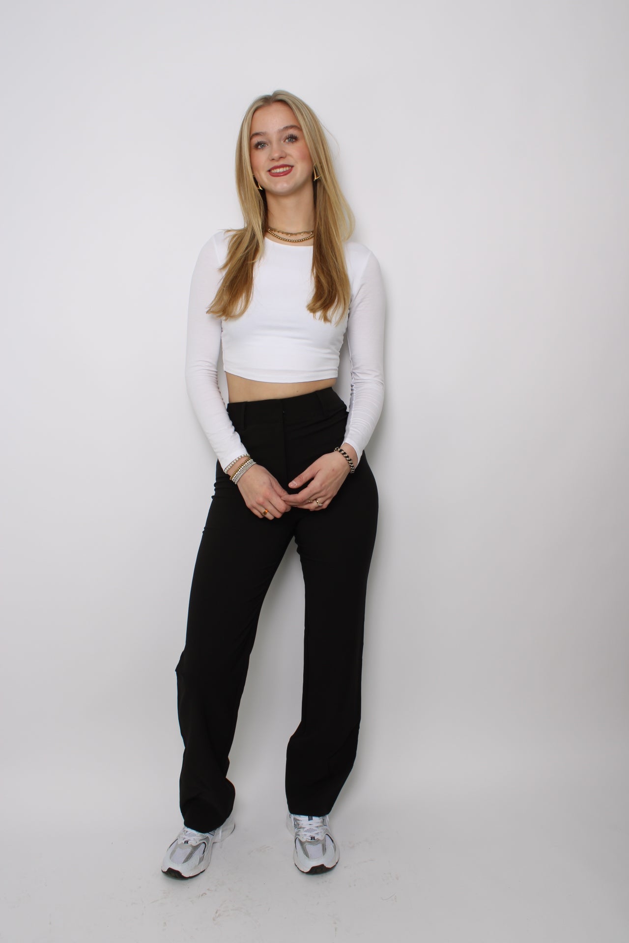 STRETCH PANTS - BLACK