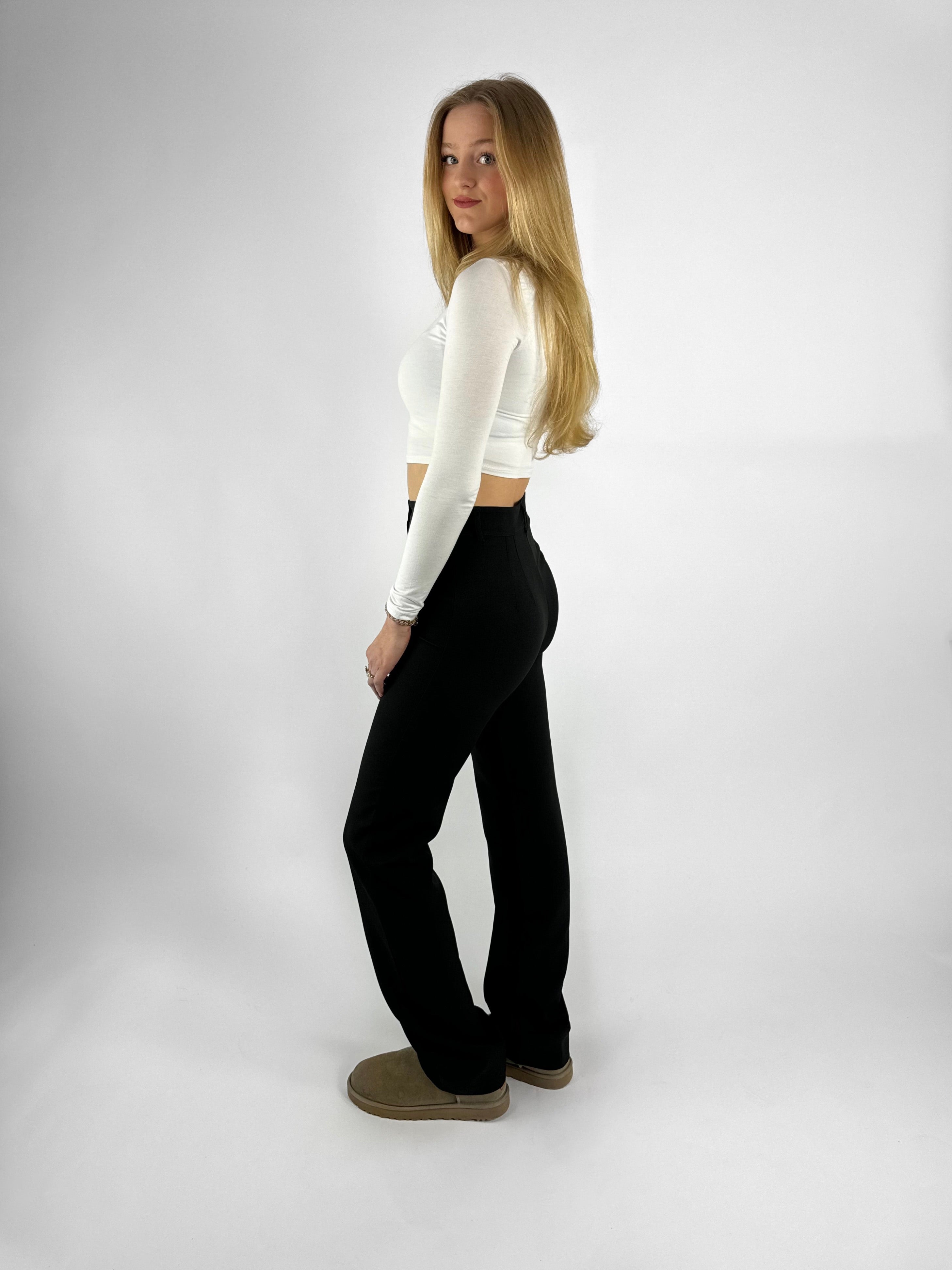 “TALL'' ISABELLA PANTS - BLACK