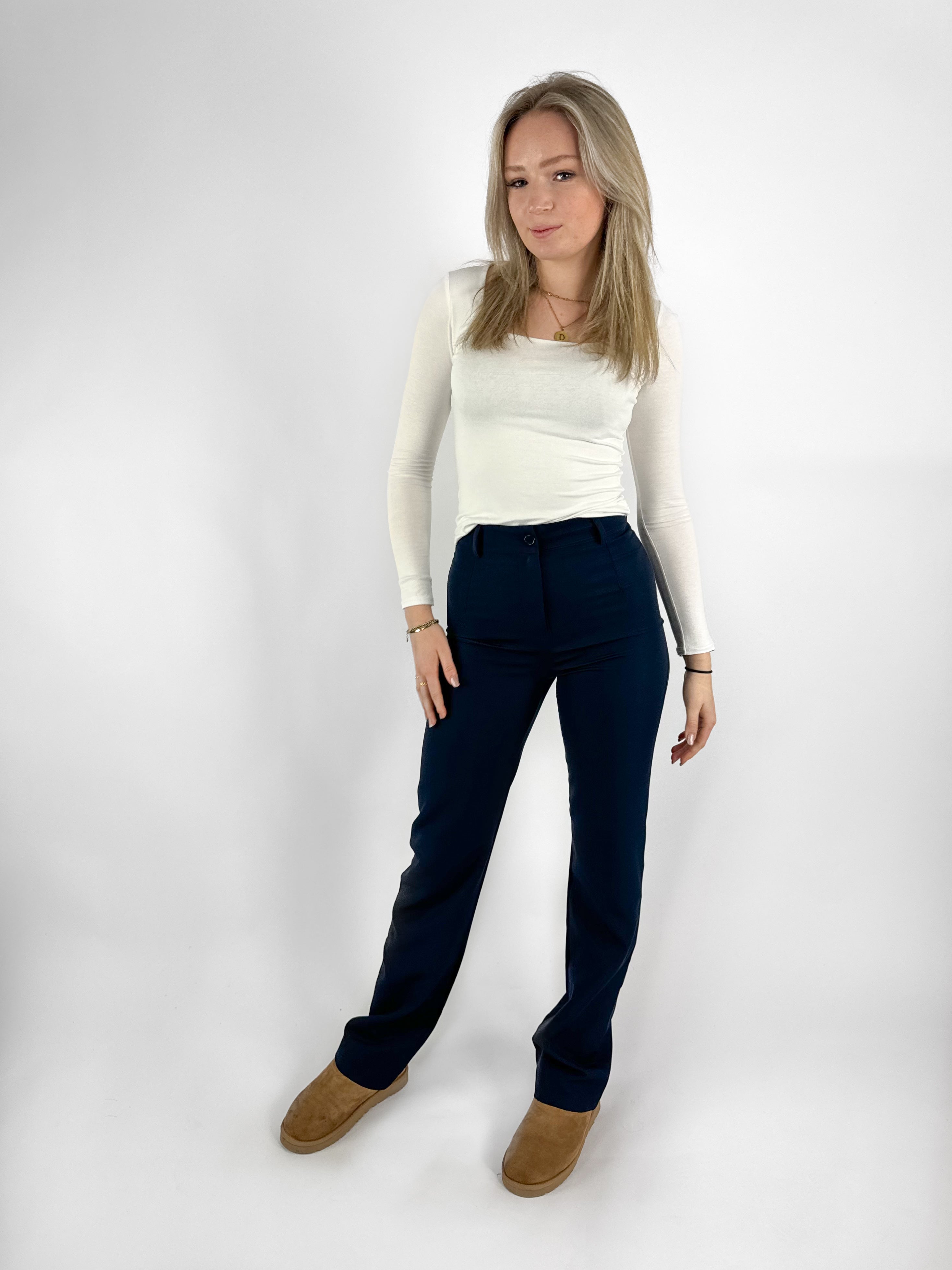 “TALL'' ISABELLA PANTS - NAVY