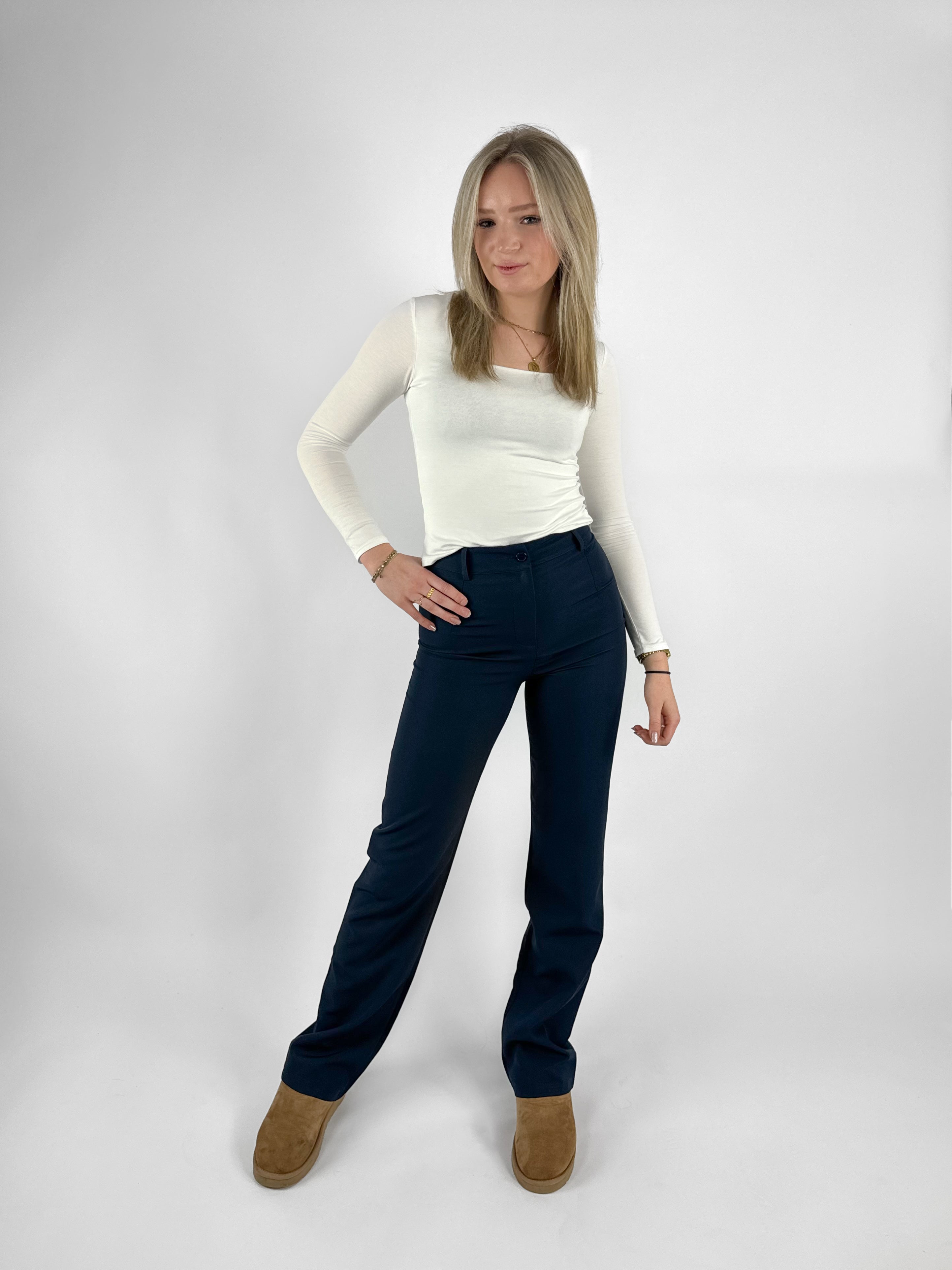 “TALL'' ISABELLA PANTS - NAVY