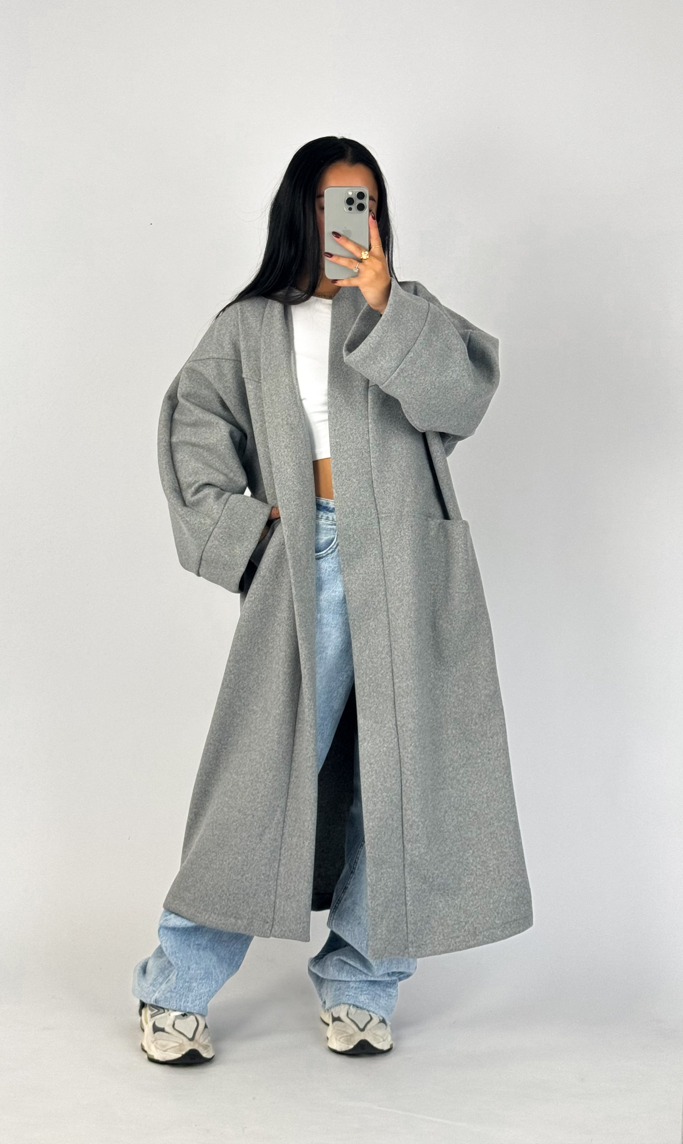 NYLA KIMONO - GREY