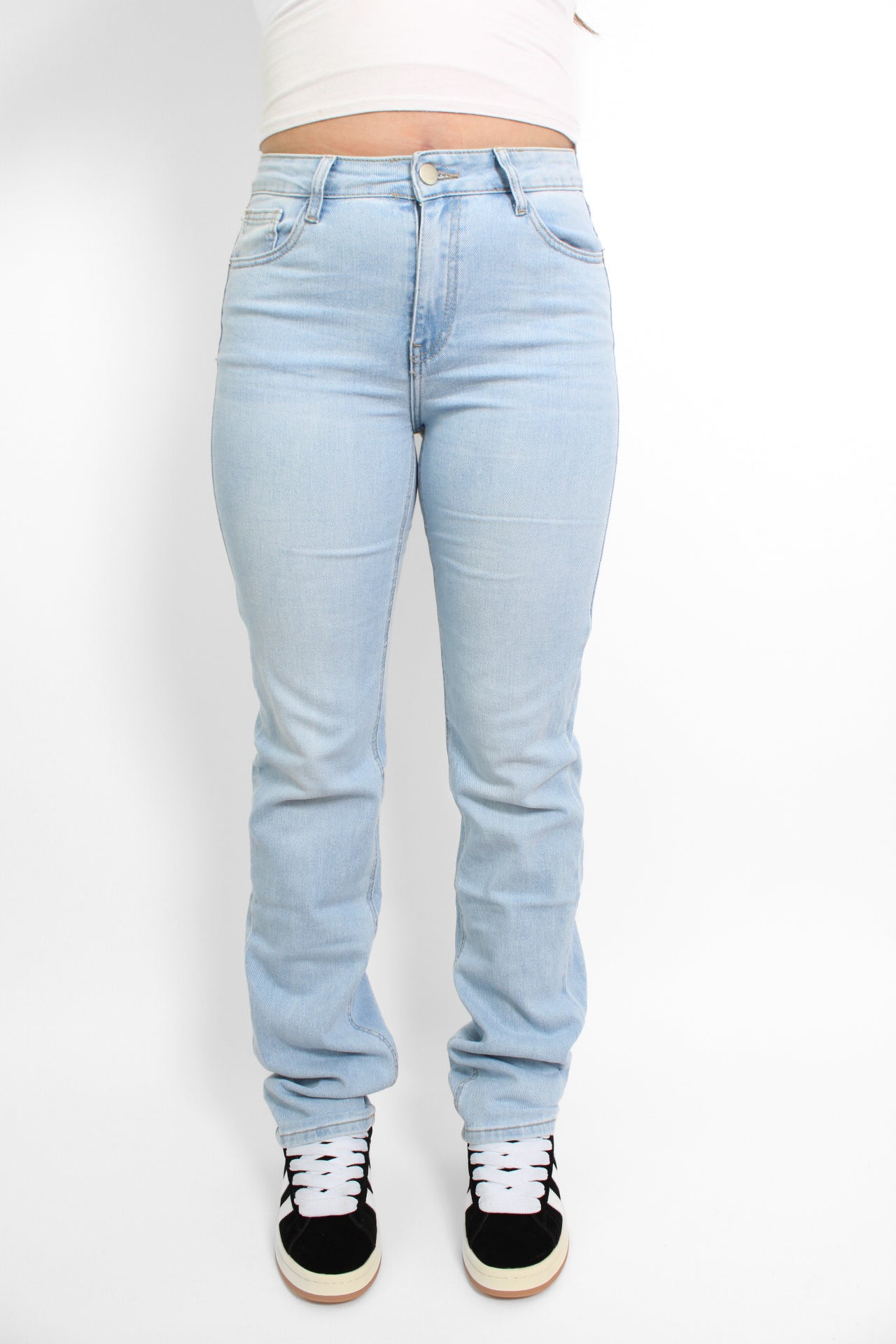 ''TALL'' MID WAIST STRAIGHT LEG JEANS 2837 - DENIM