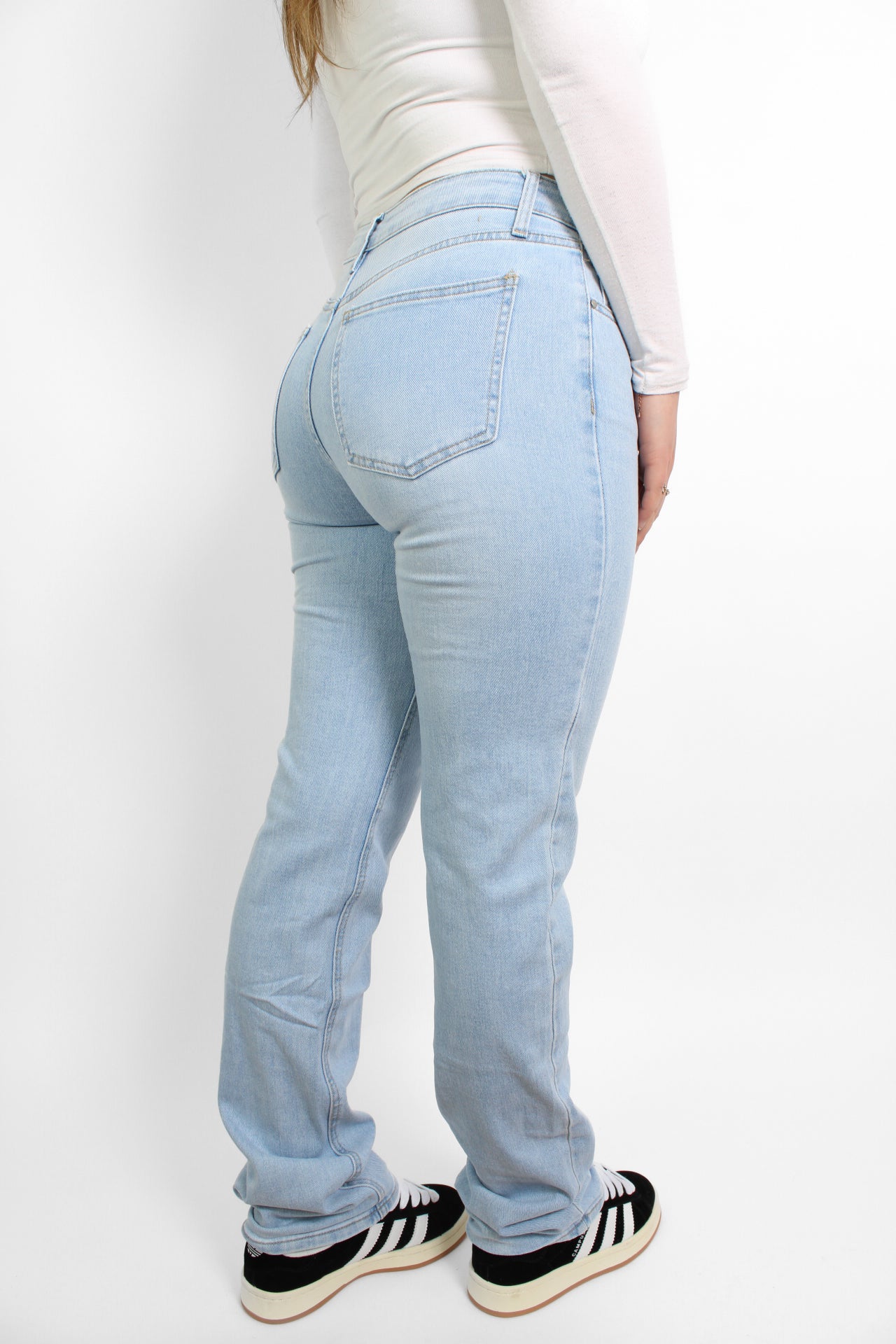 ''TALL'' MID WAIST STRAIGHT LEG JEANS 2837 - DENIM