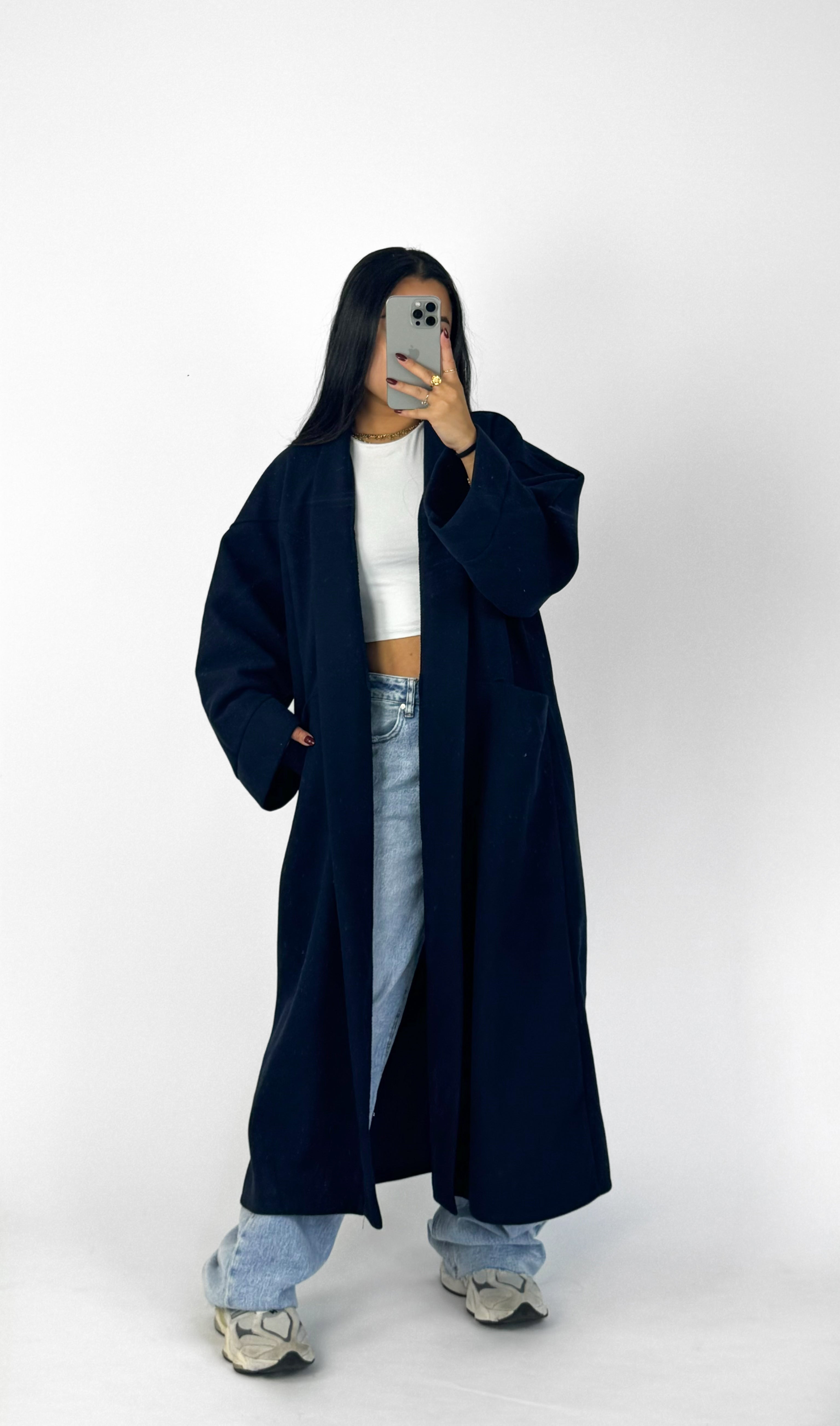 NYLA KIMONO - NAVY