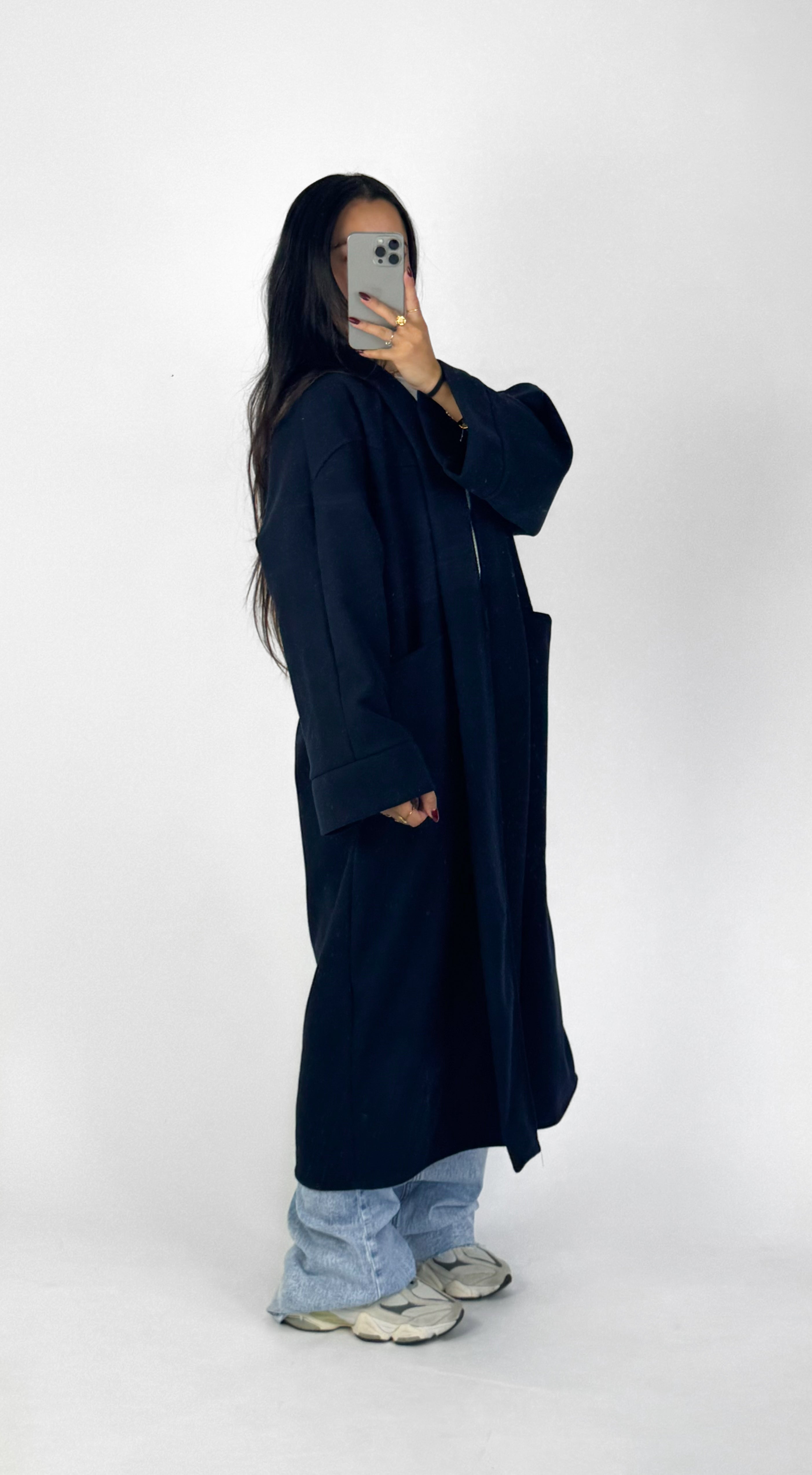 NYLA KIMONO - NAVY