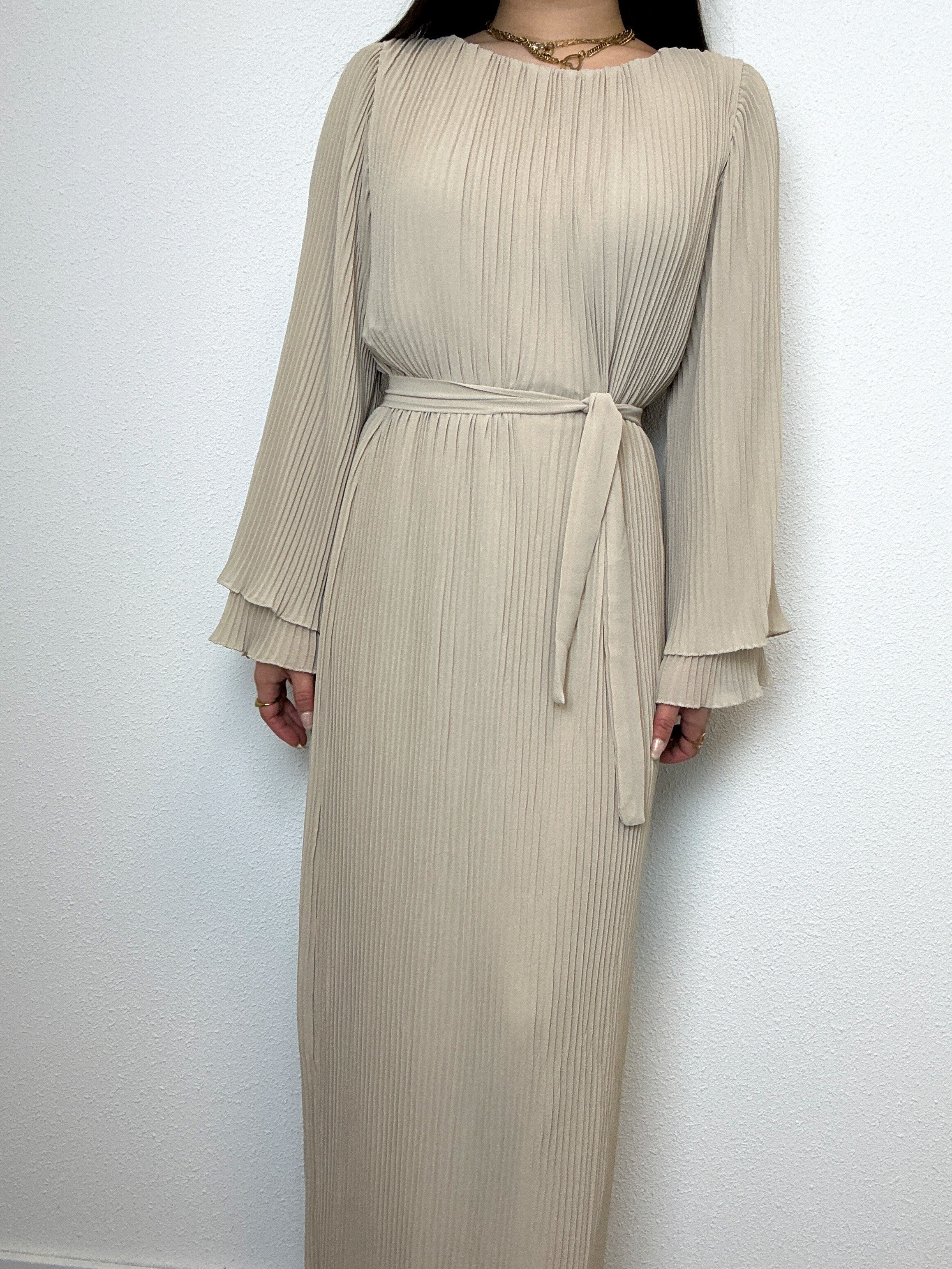 SECOND CHANCE - AYSHA DRESS BEIGE