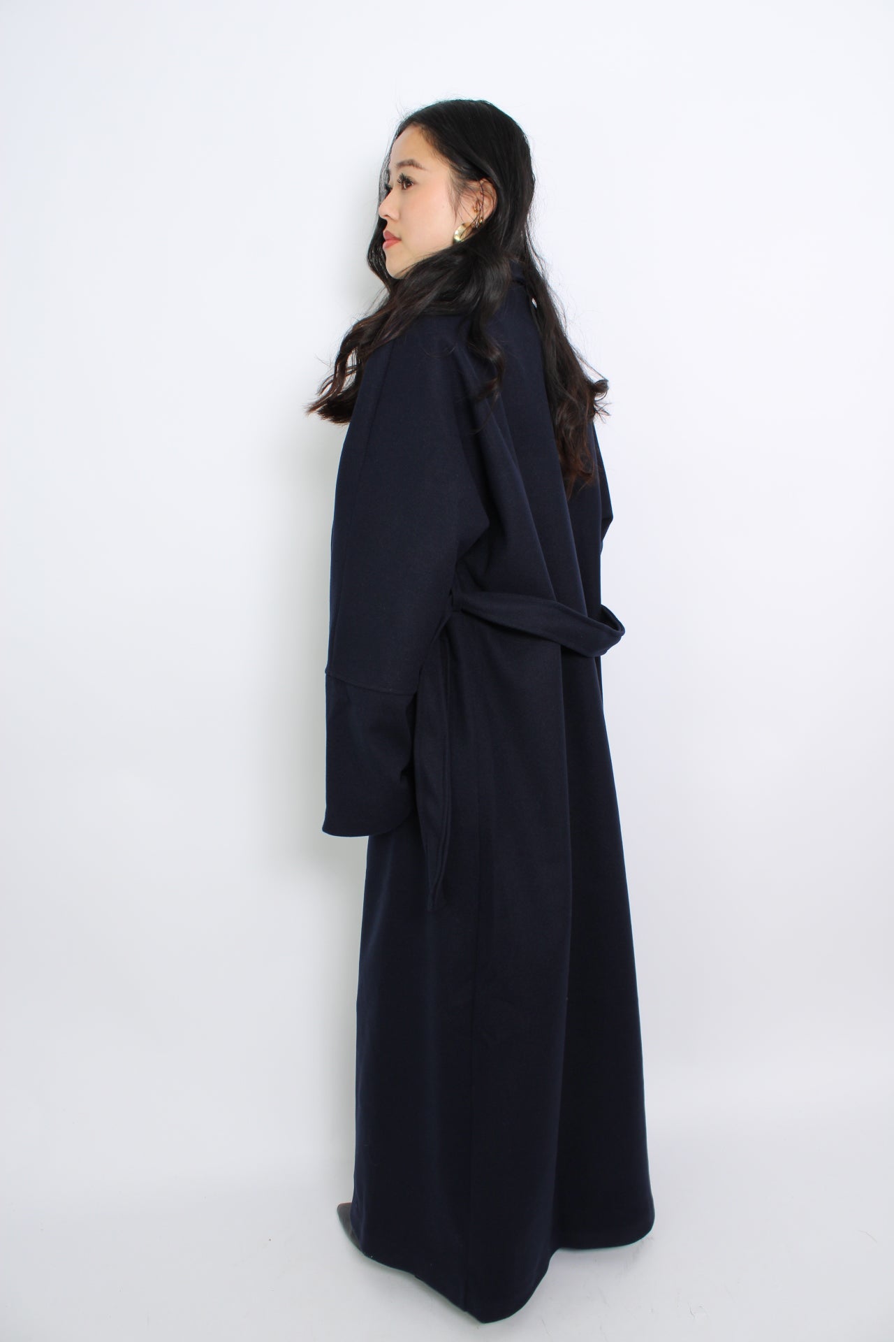 ''TALL'' AYLIN COAT - NAVY