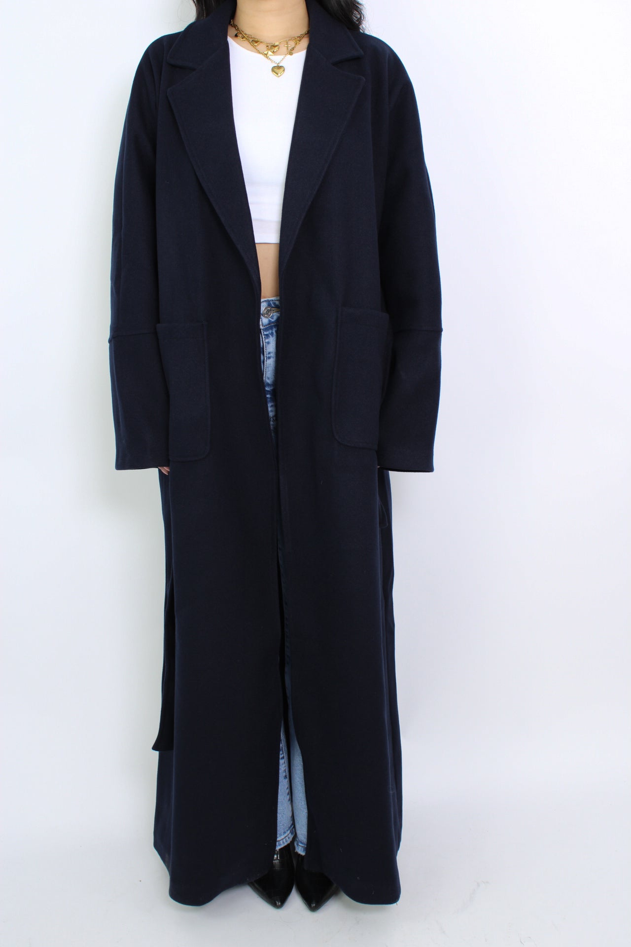 ''TALL'' AYLIN COAT - NAVY