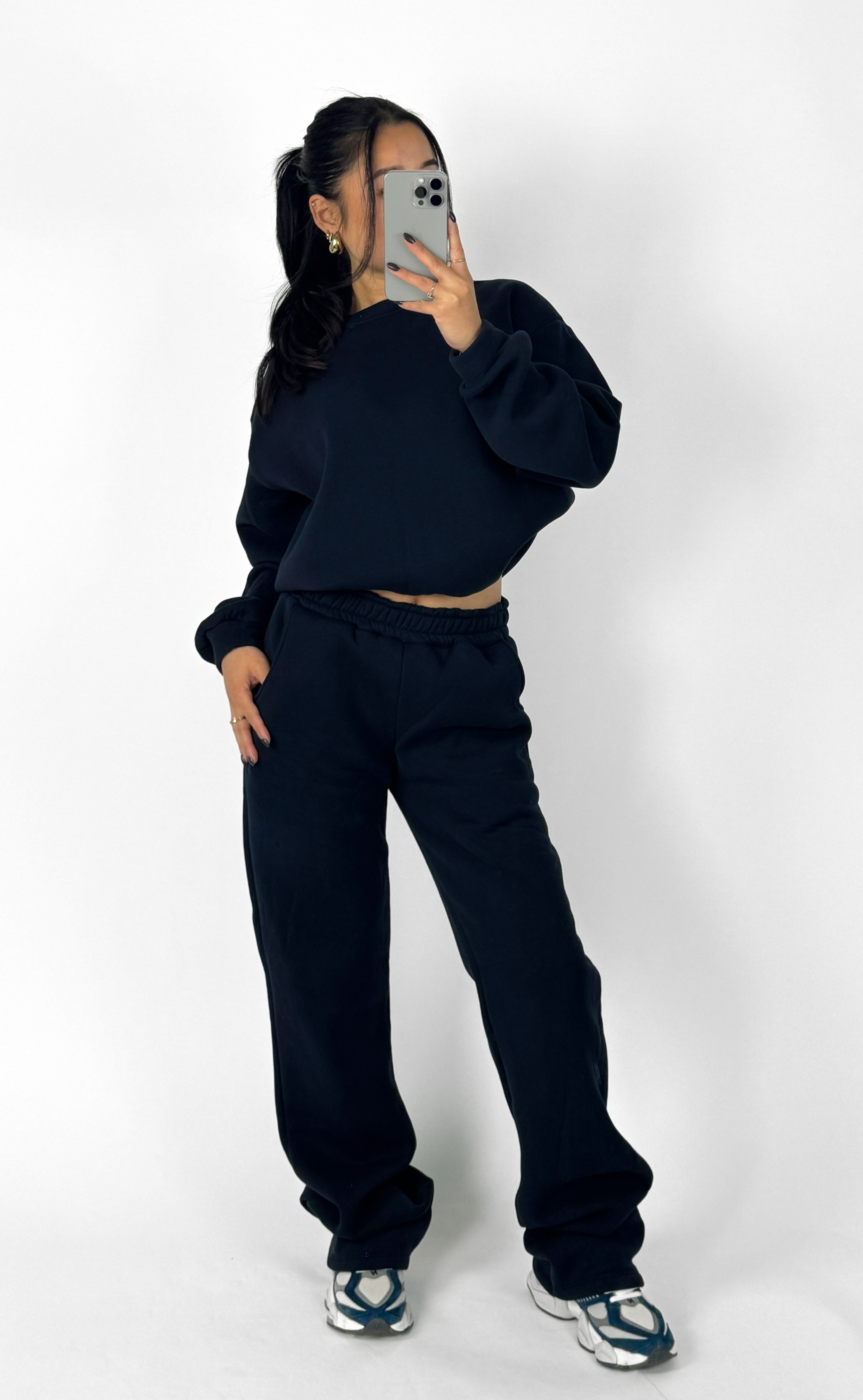 ''TALL'' COZY SET - NAVY