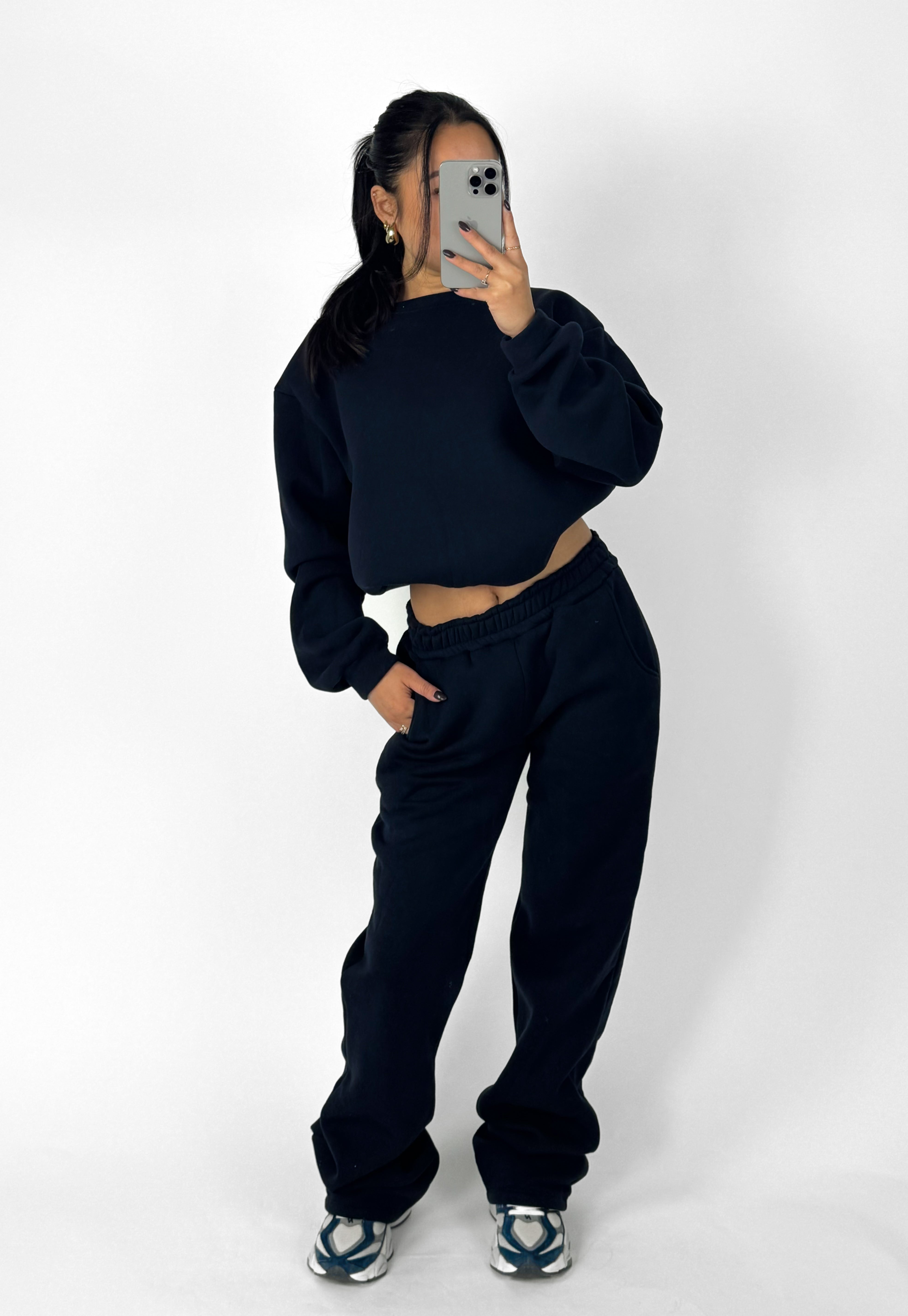 ''TALL'' COZY SET - NAVY