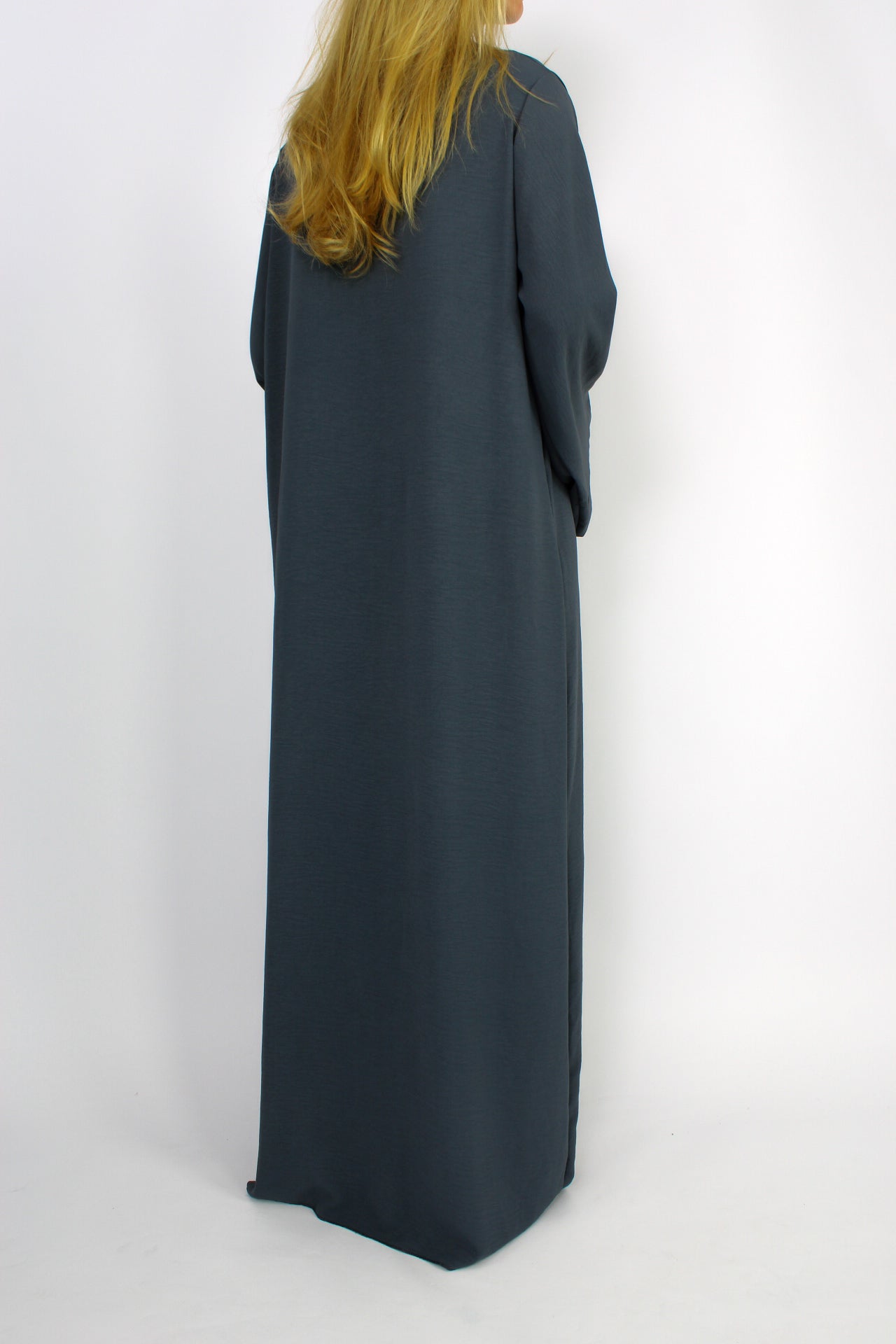 ''TALL'' MERVE DRESS - GREY/BLUE