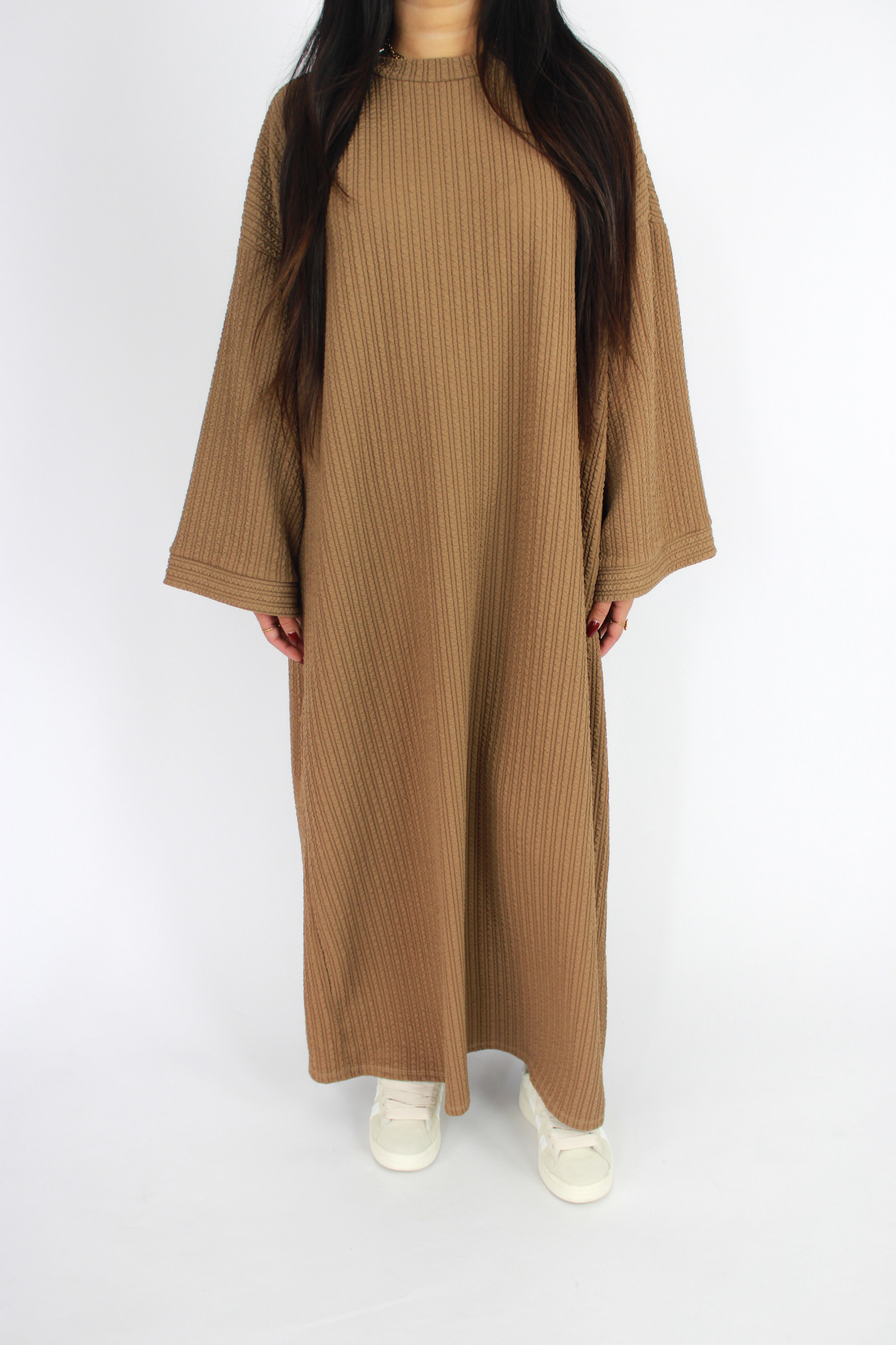 RABIA DRESS - CAMEL