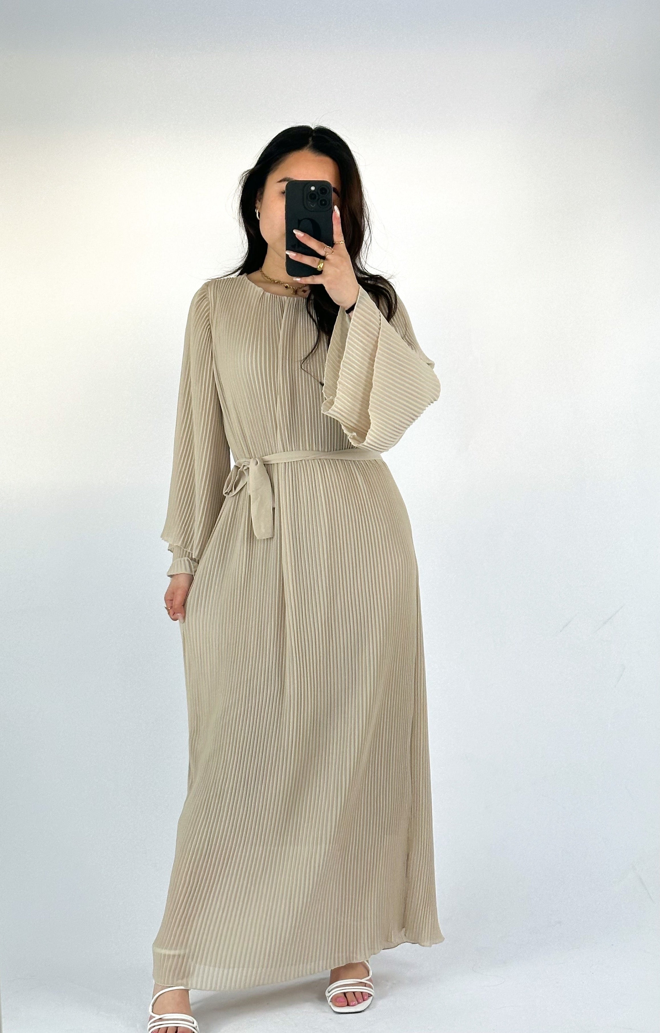 SECOND CHANCE - AYSHA DRESS BEIGE