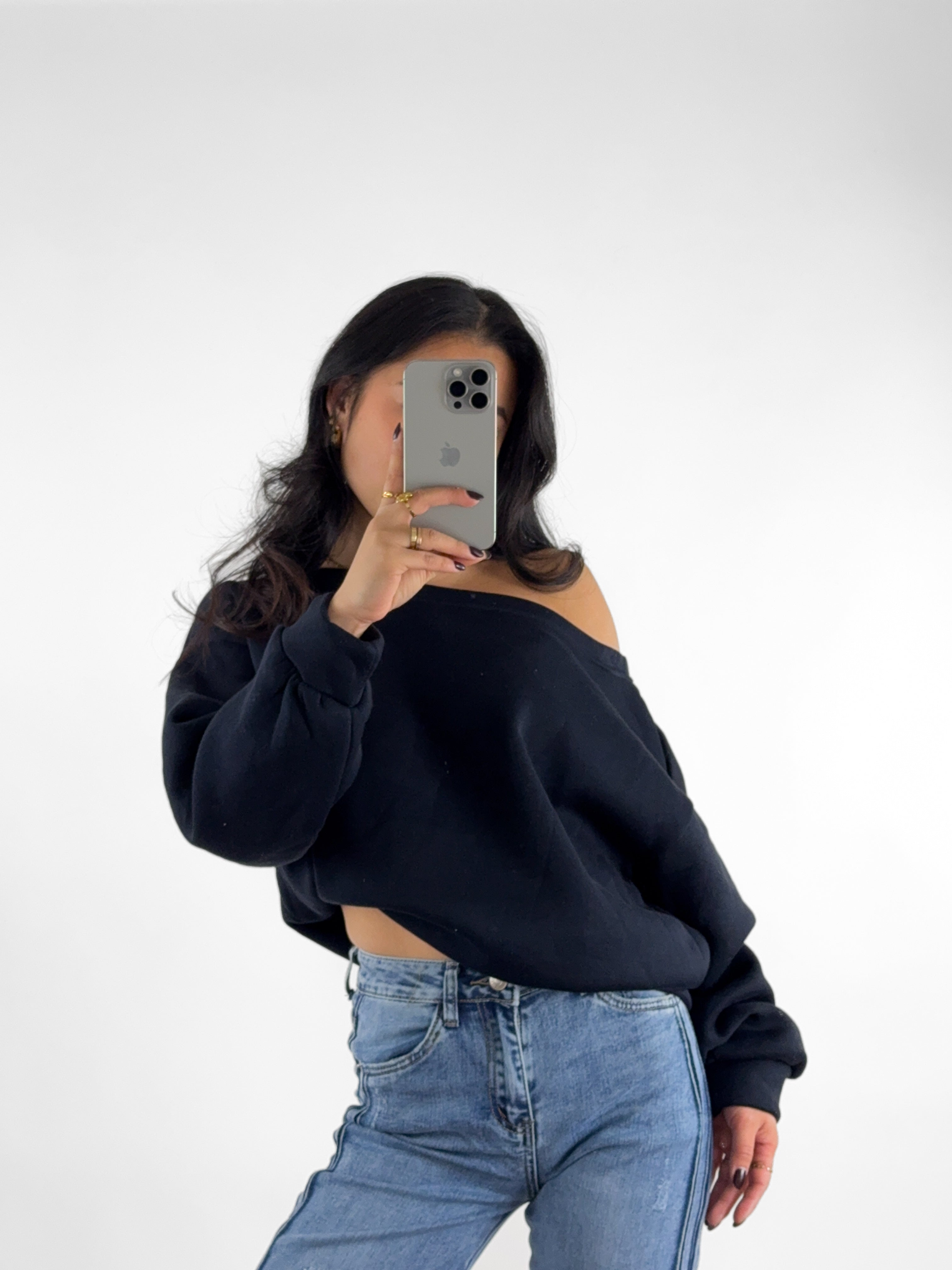 ABBY SWEATER - NAVY