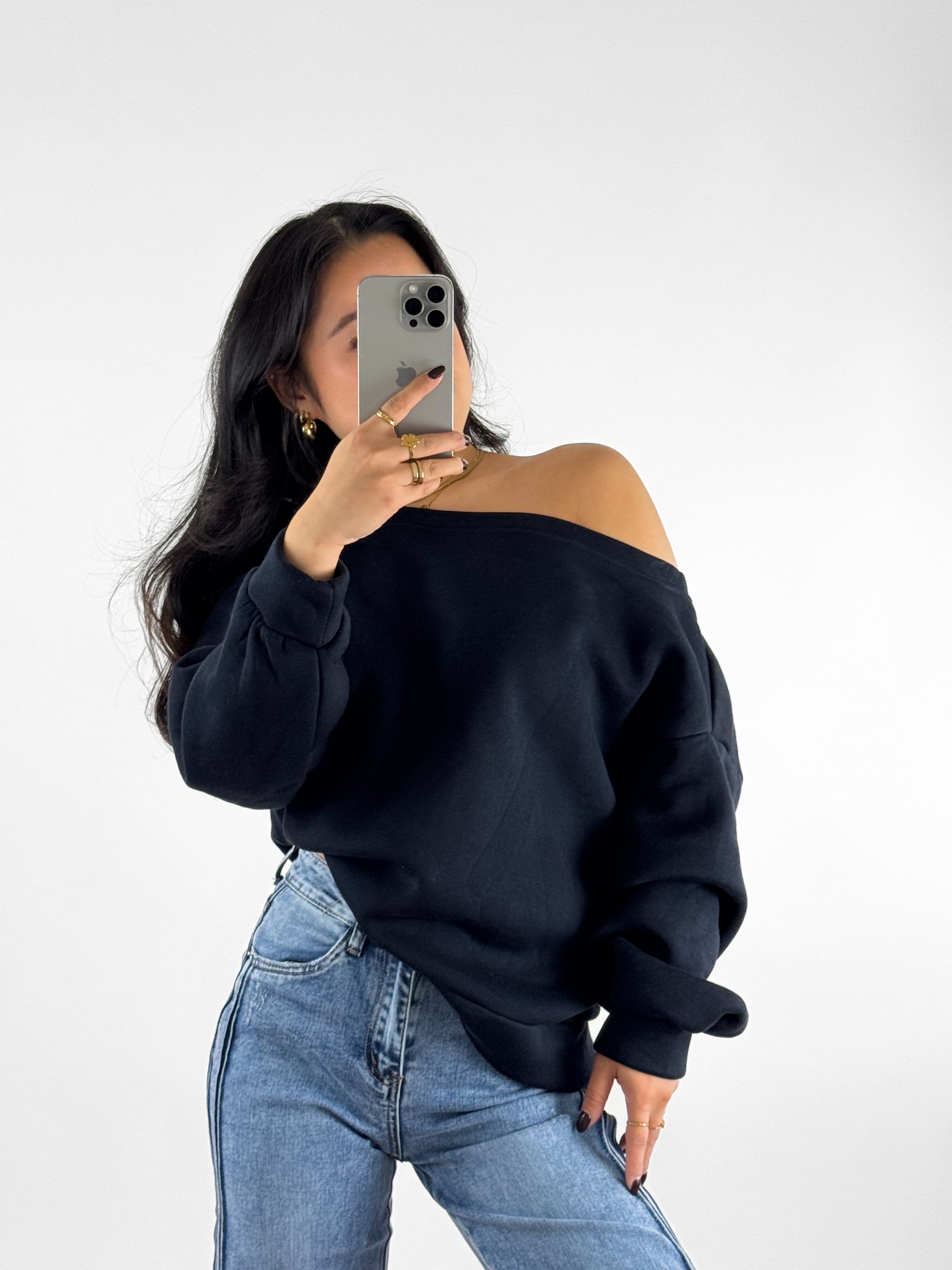 ABBY SWEATER - NAVY