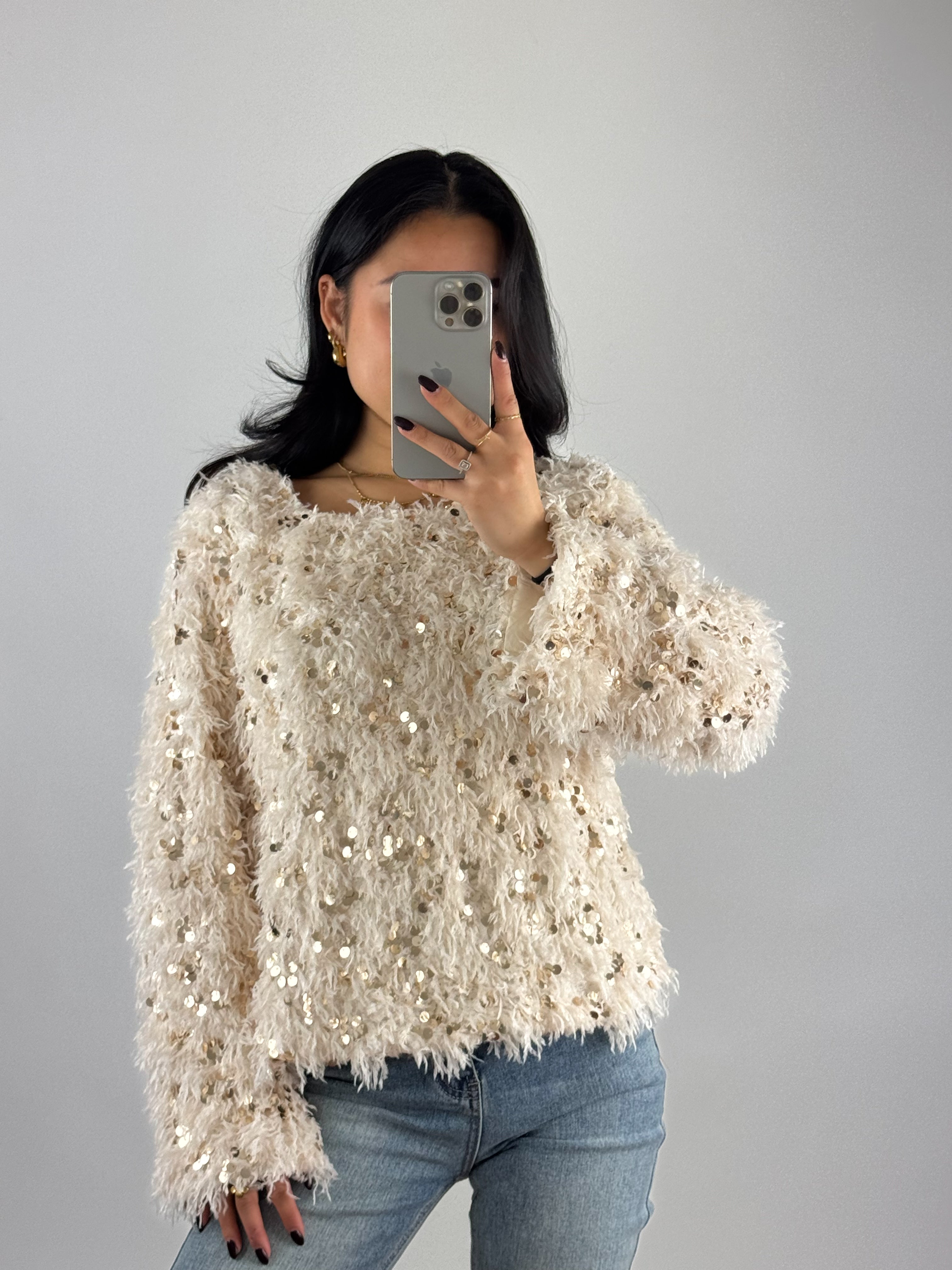 FLORE TOP - BEIGE