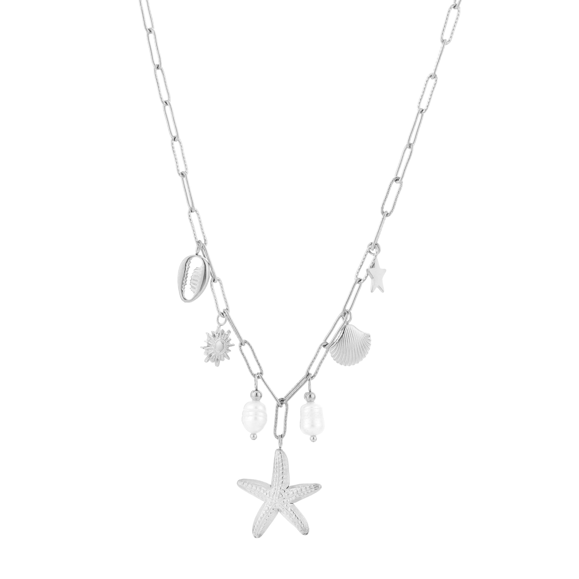 ISLAND CHARMS NECKLACE - SILVER