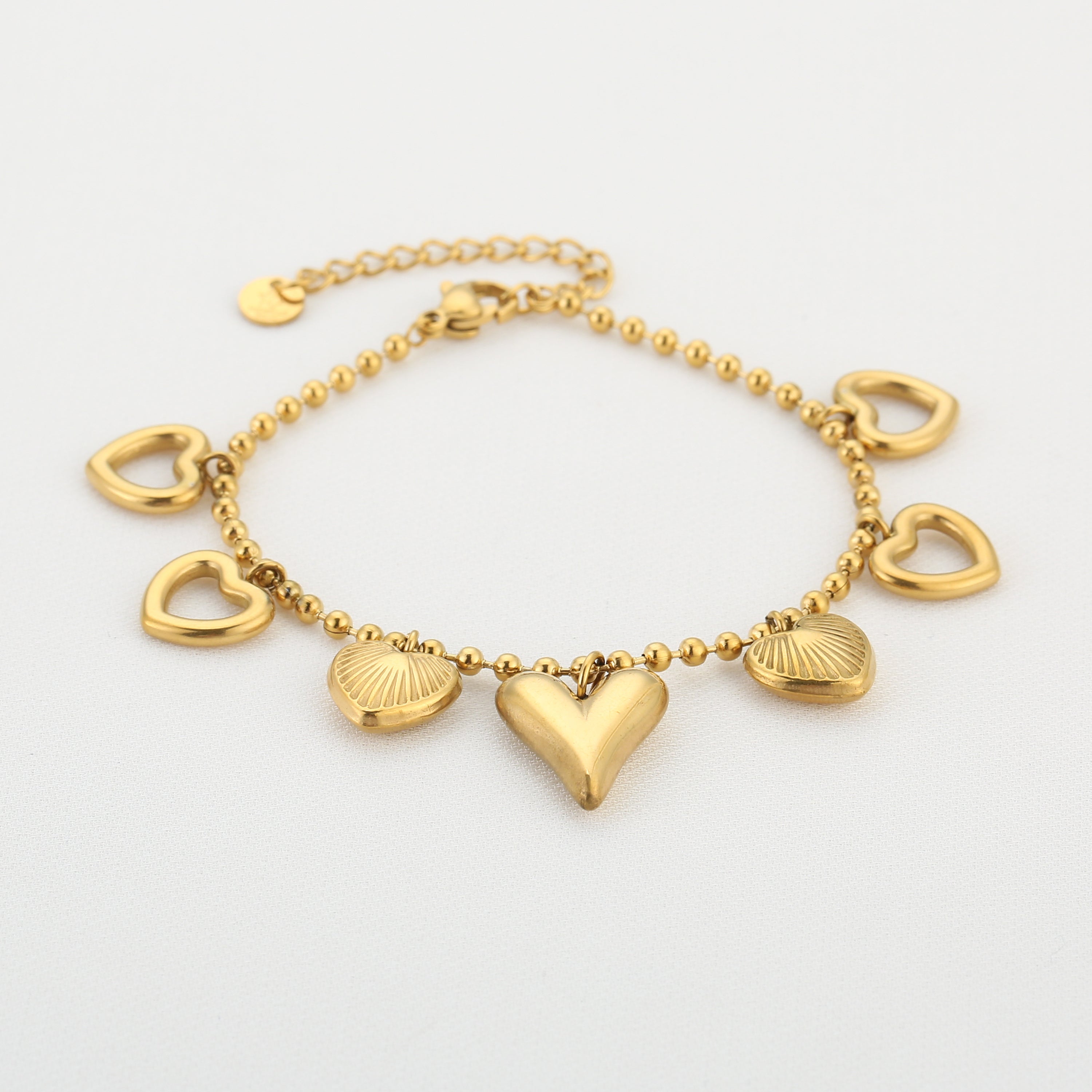 HEARTS BRACELET - GOLD