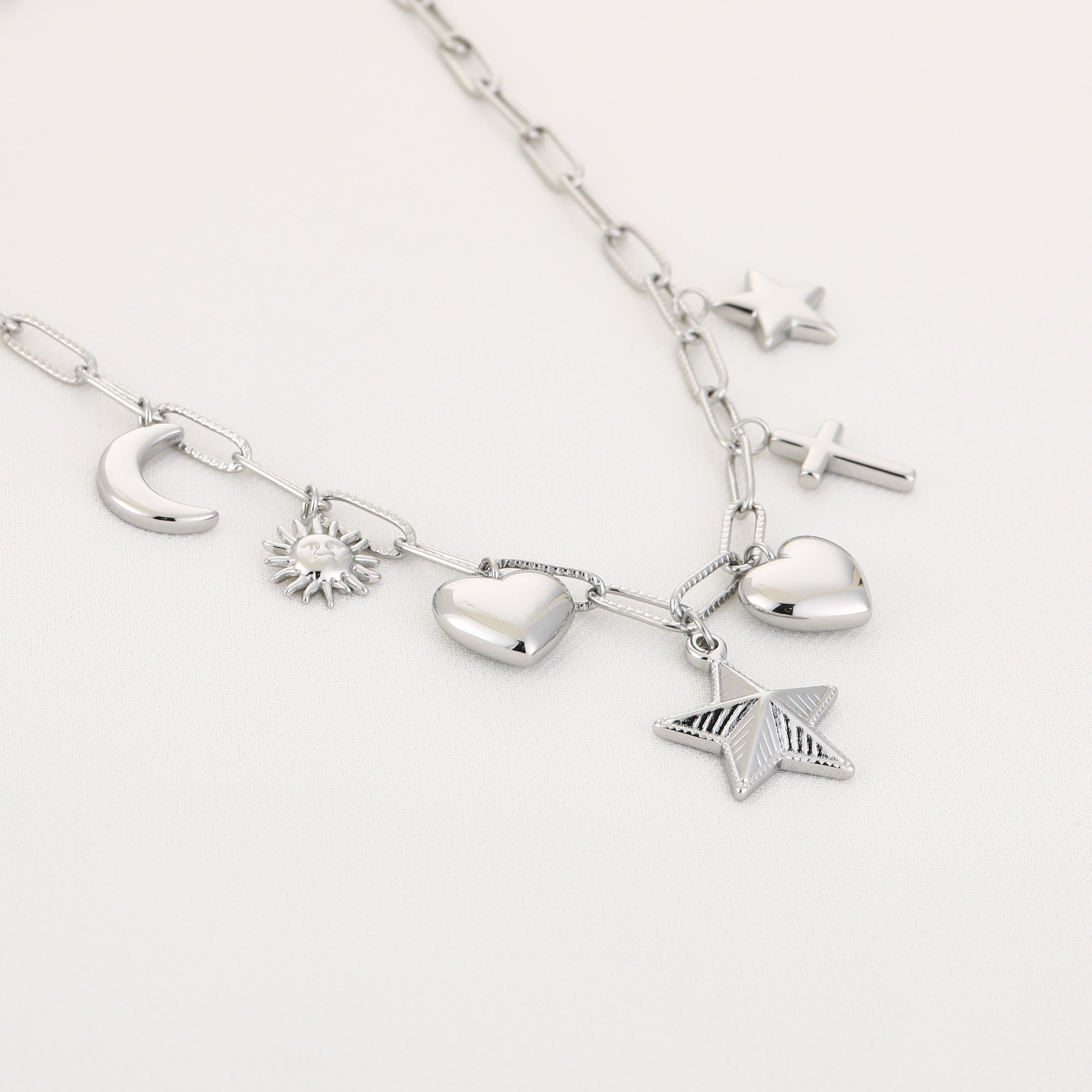 VARIETY OF LOVE NECKLACE - SILVER