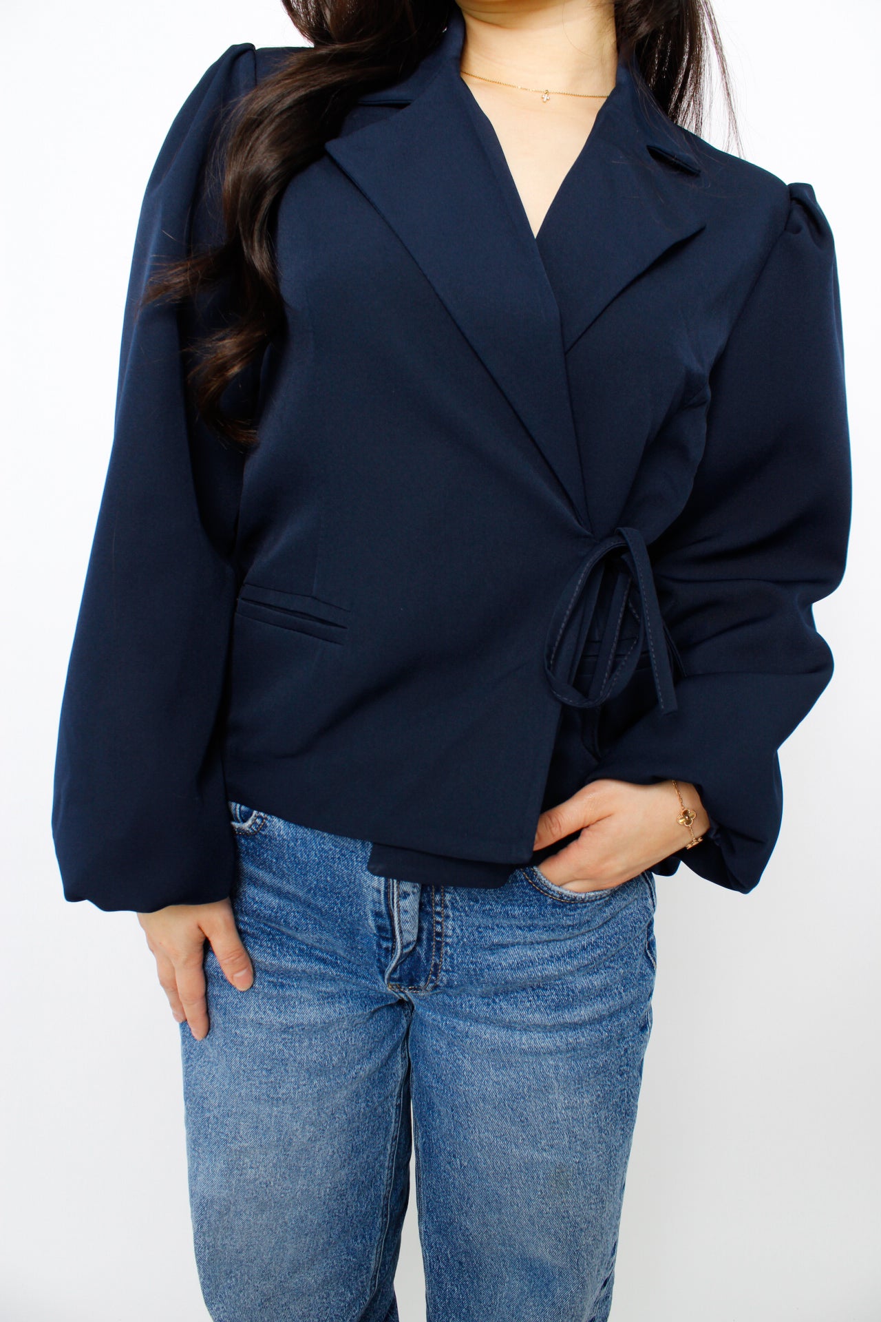 OLIVIA BLAZER - NAVY